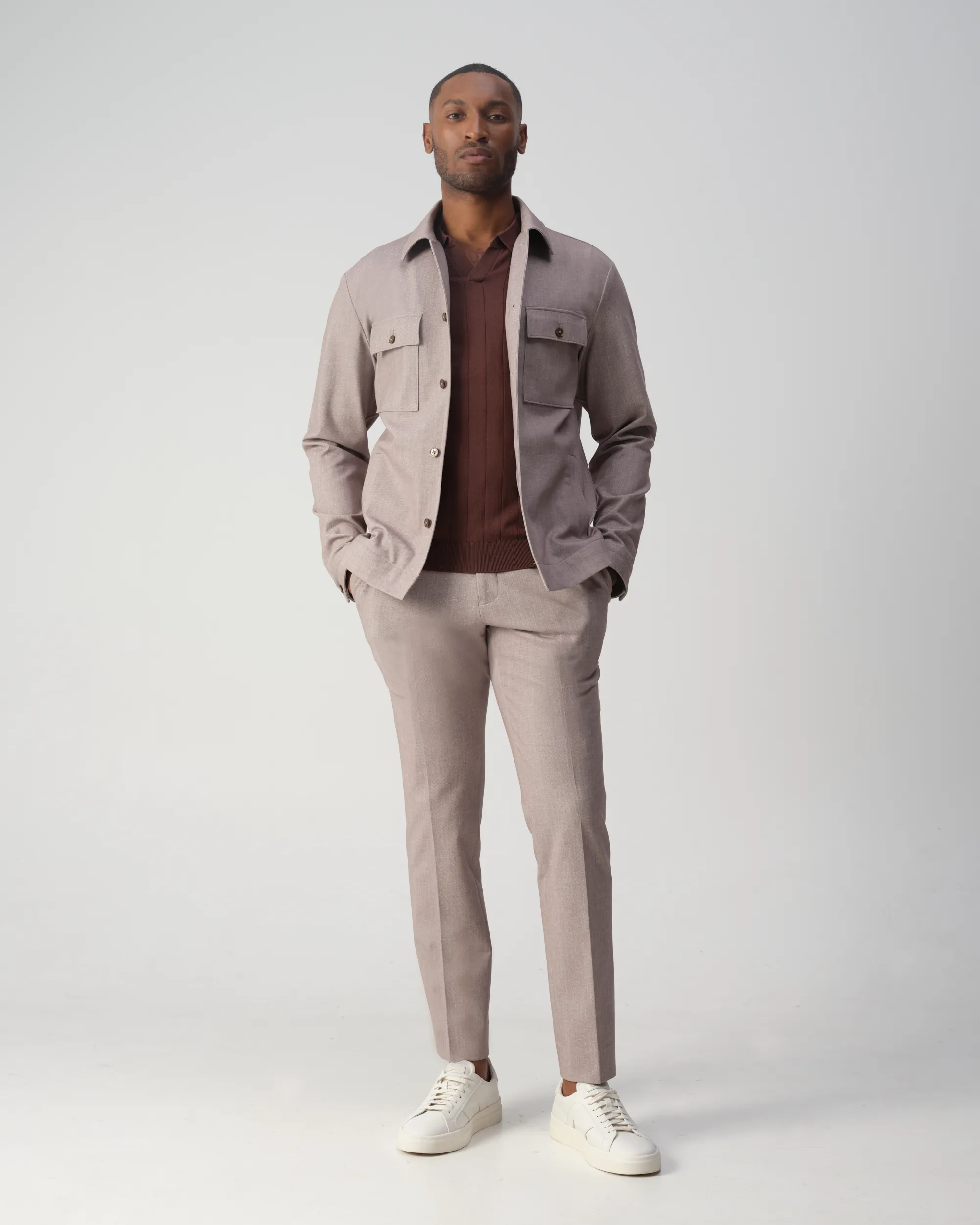 Vesper Pryce Overshirt Beige uni 106762-003-46