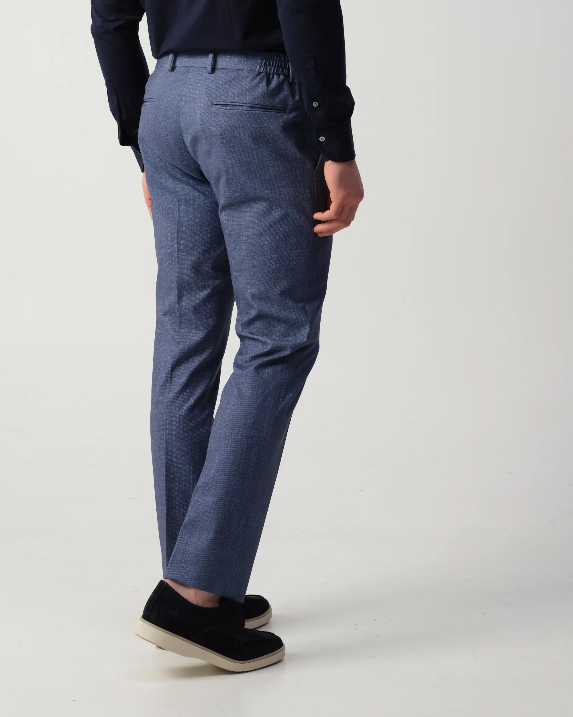 Vesper Cosgroove Pantalon Blauw uni 106763-001-46