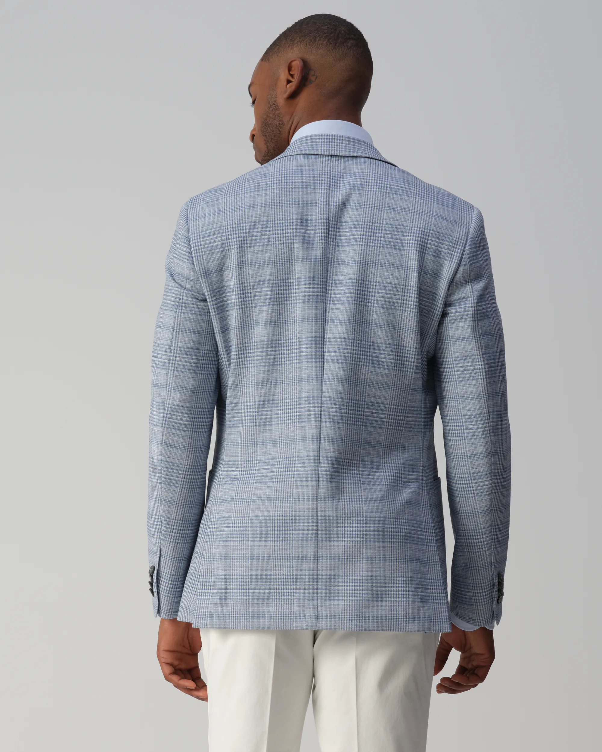 Vesper Sterling Colbert Blauw grote ruit 106764-001-46