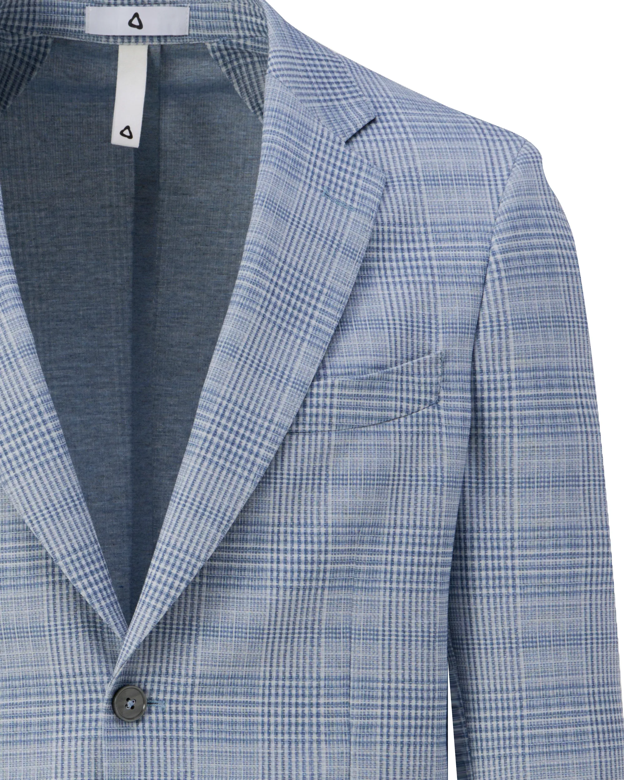 Vesper Sterling Colbert Blauw grote ruit 106764-001-46