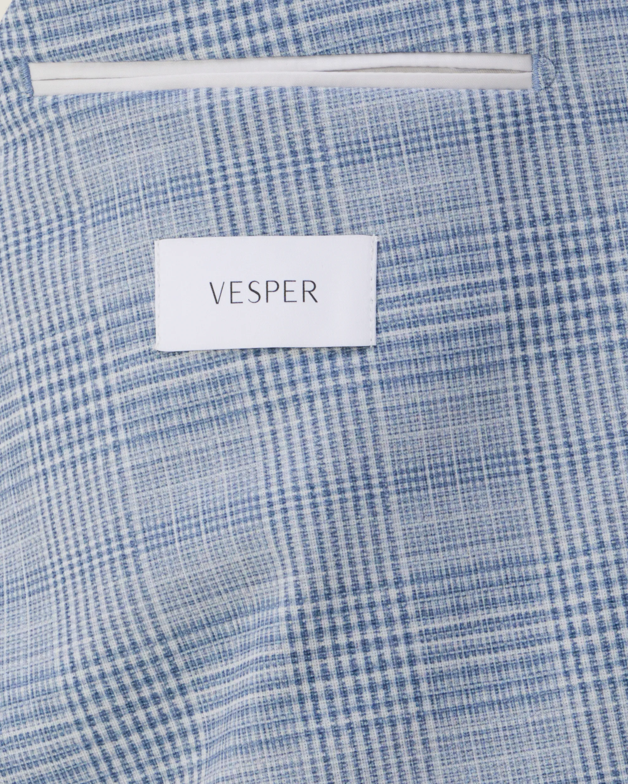 Vesper Sterling Colbert Blauw grote ruit 106764-001-46