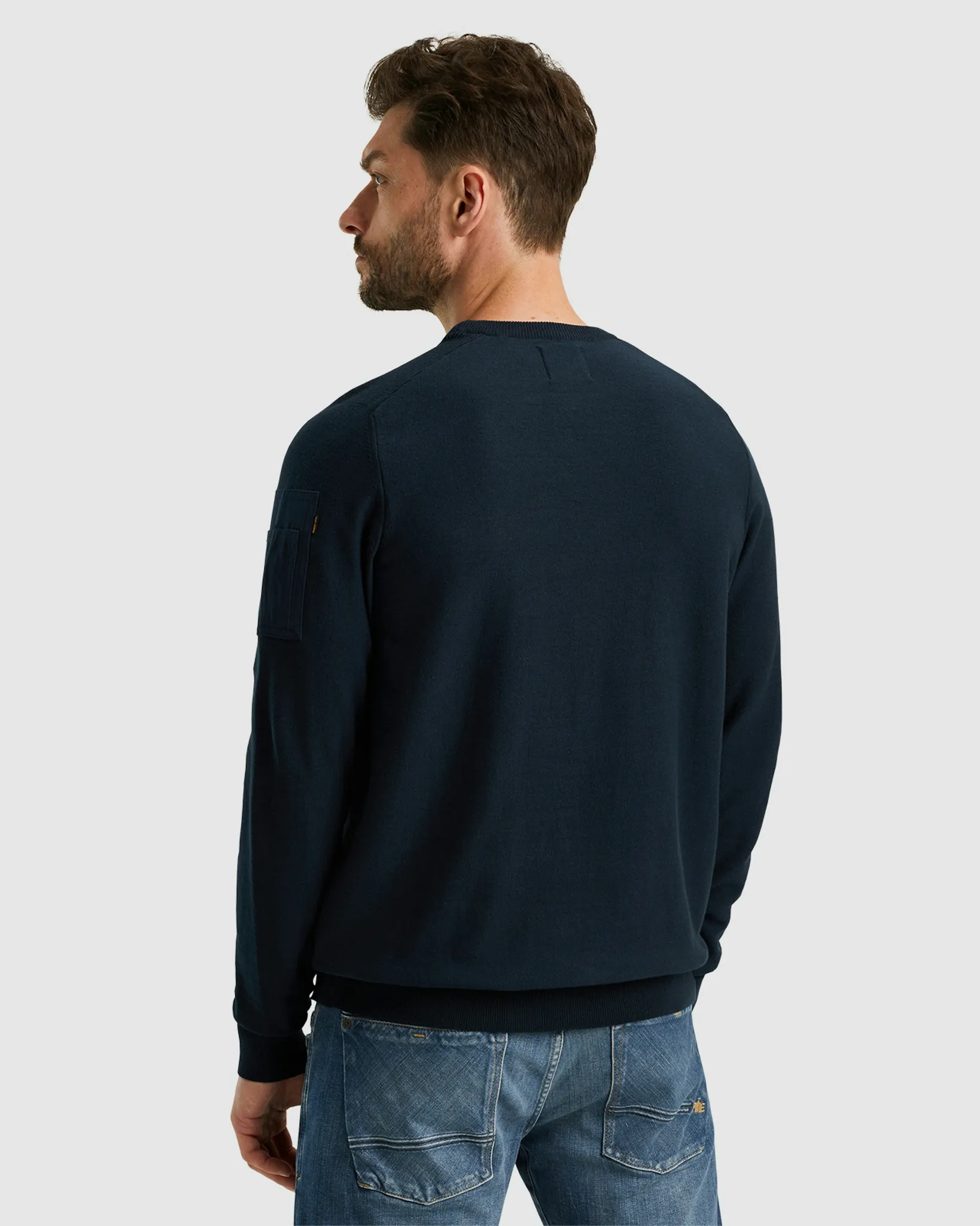 PME Legend Trui ronde hals Blauw 106910-001-L