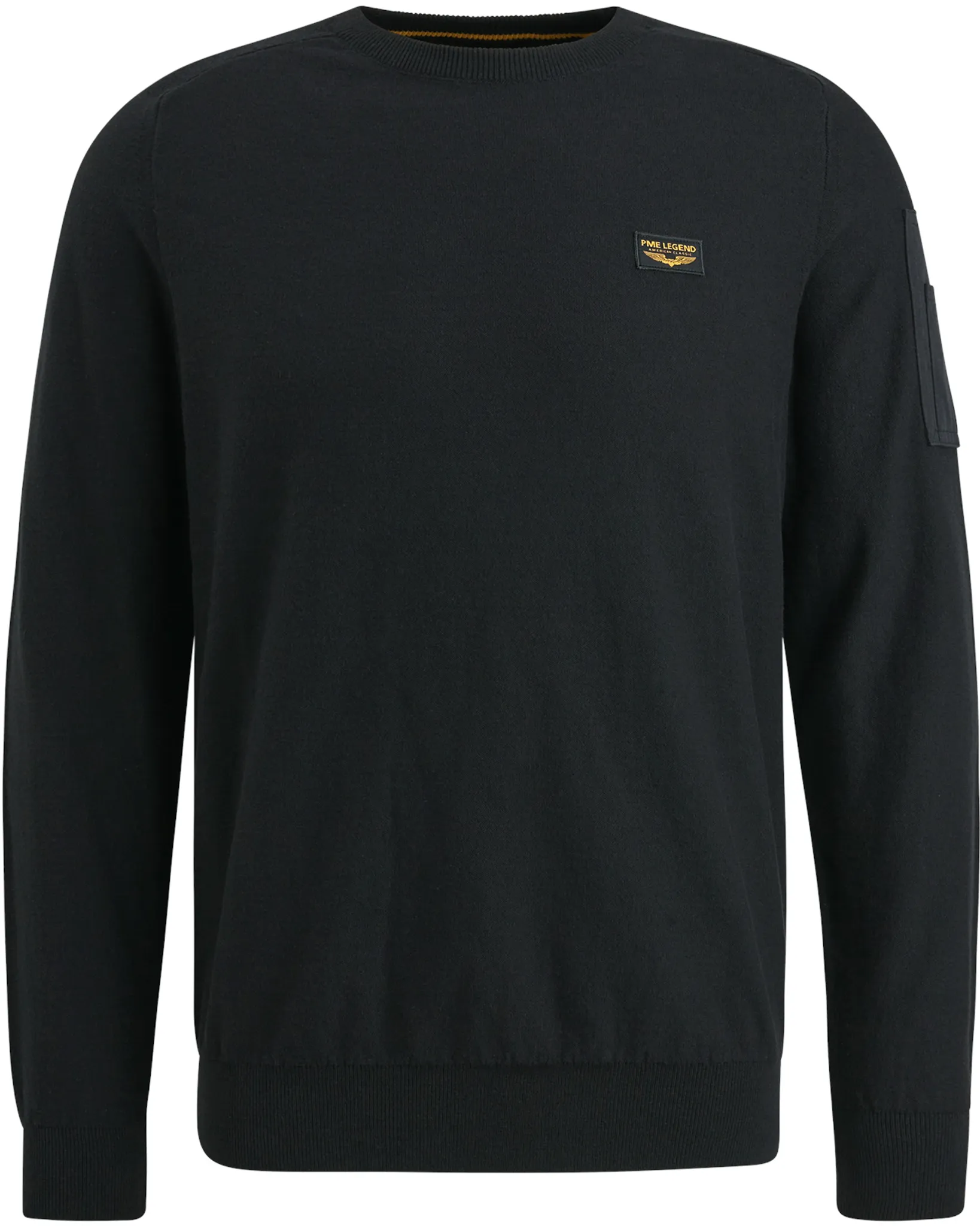 PME Legend Trui ronde hals Zwart 106911-001-L