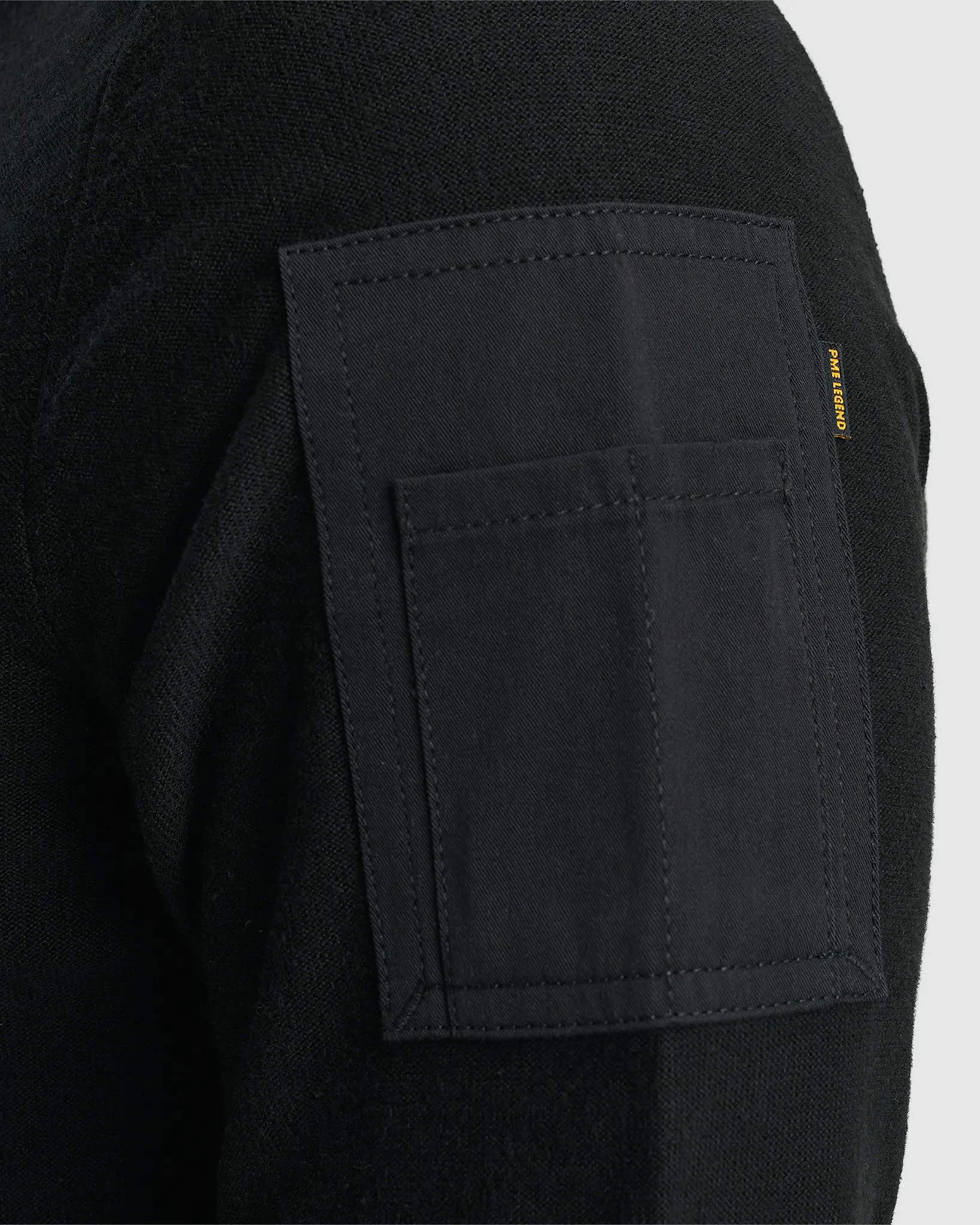 PME Legend Trui ronde hals Zwart 106911-001-L