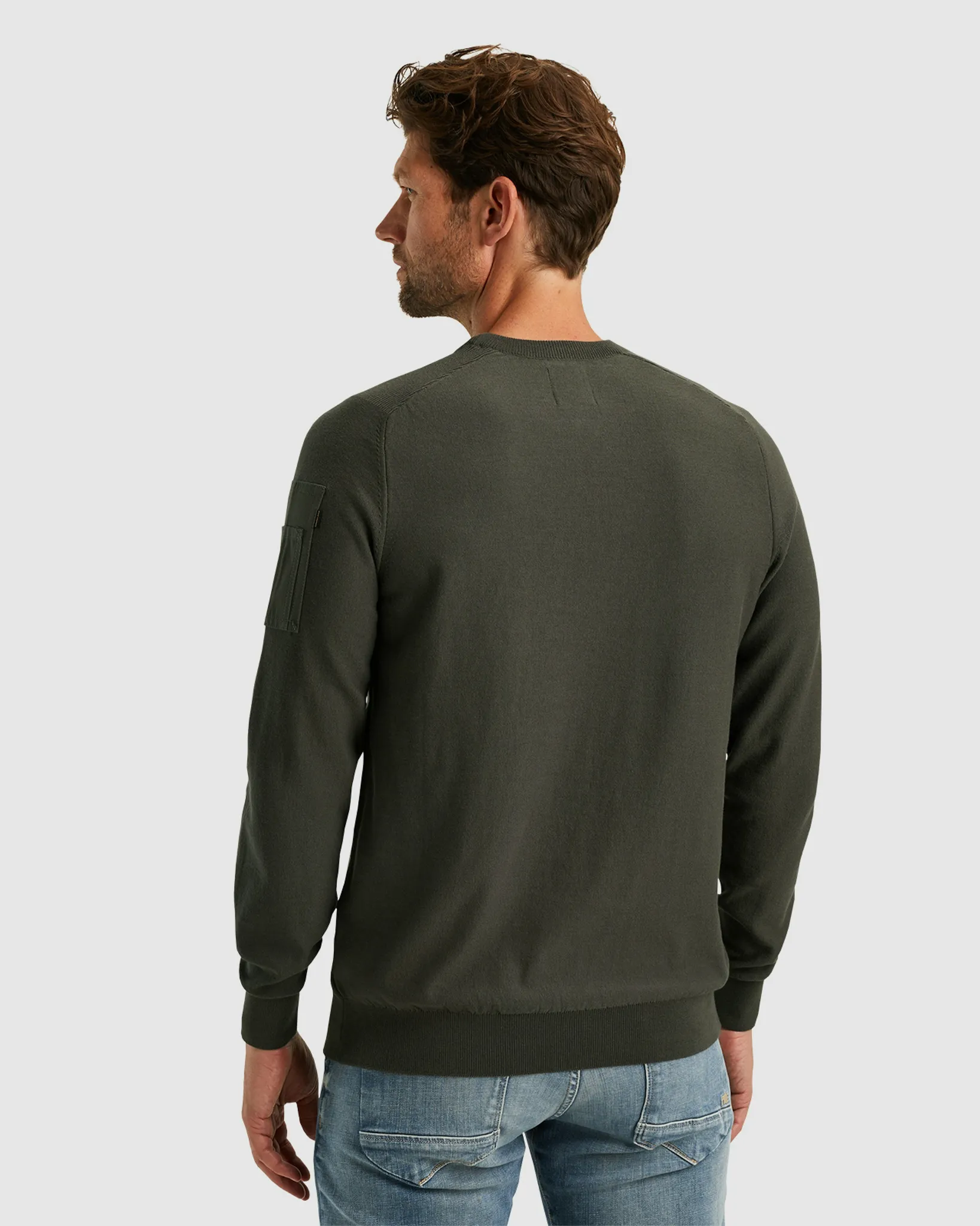 PME Legend Trui ronde hals Grijs 106912-001-L