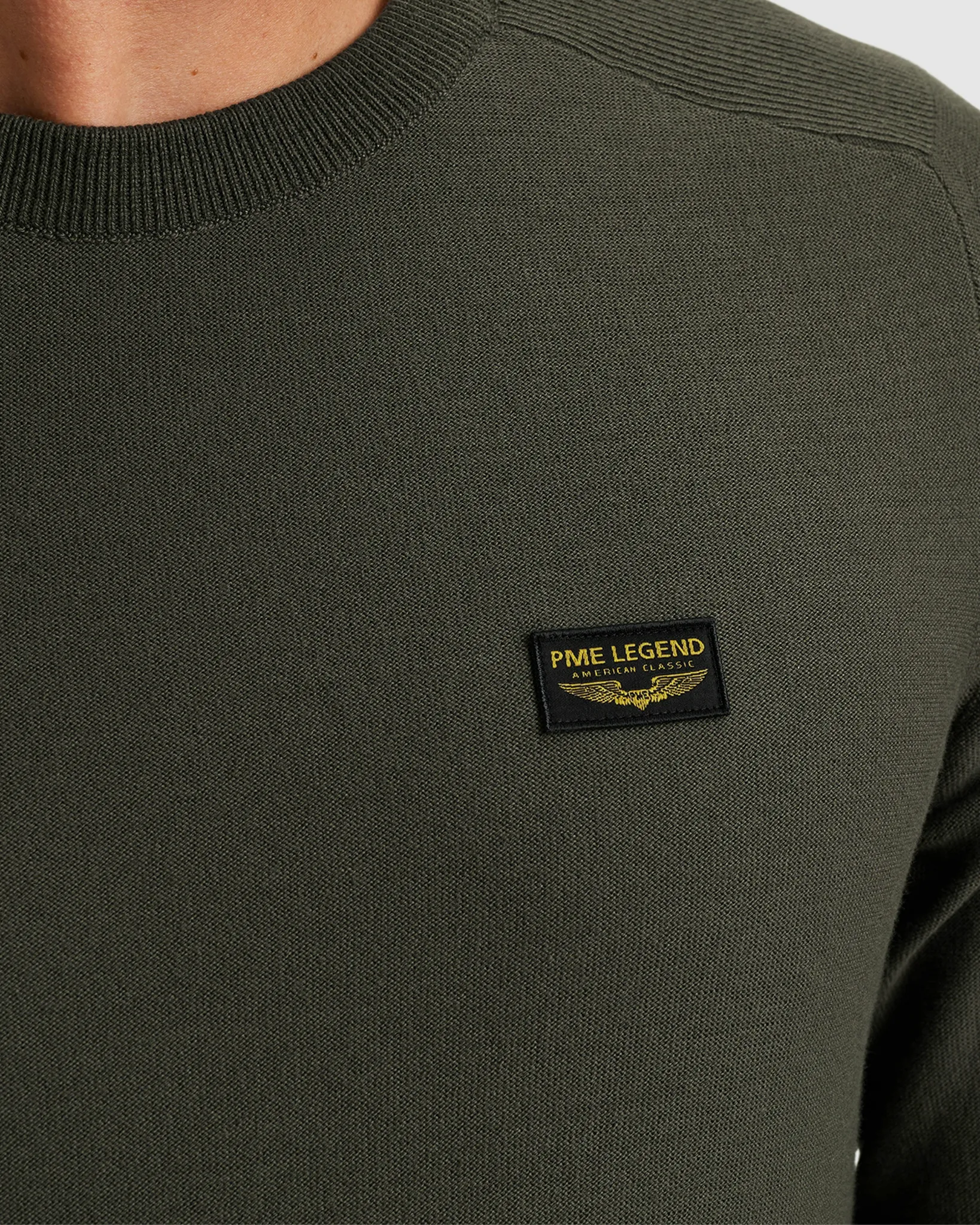 PME Legend Trui ronde hals Grijs 106912-001-L