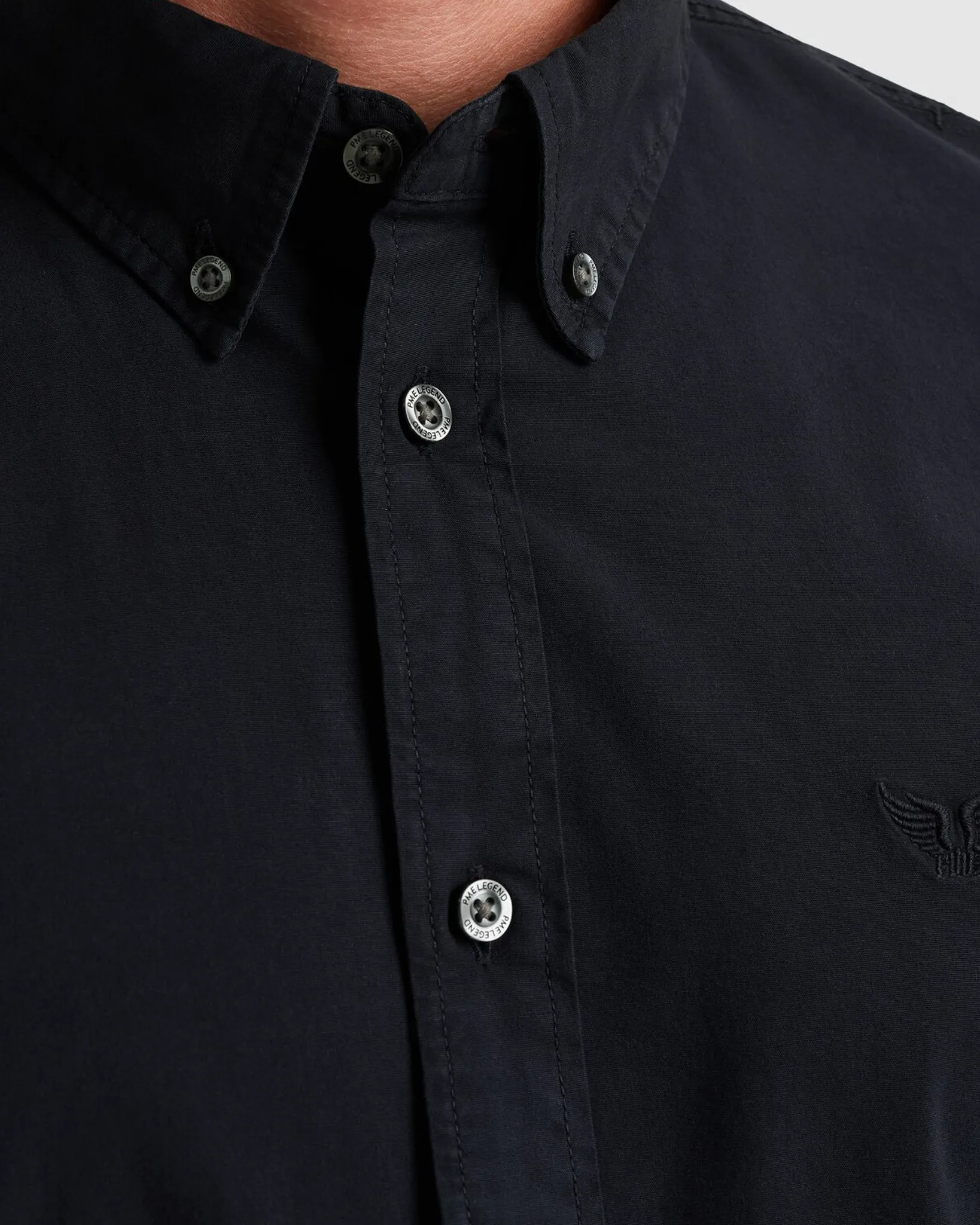 PME Legend Casual Overhemd LM Blauw 106913-001-L