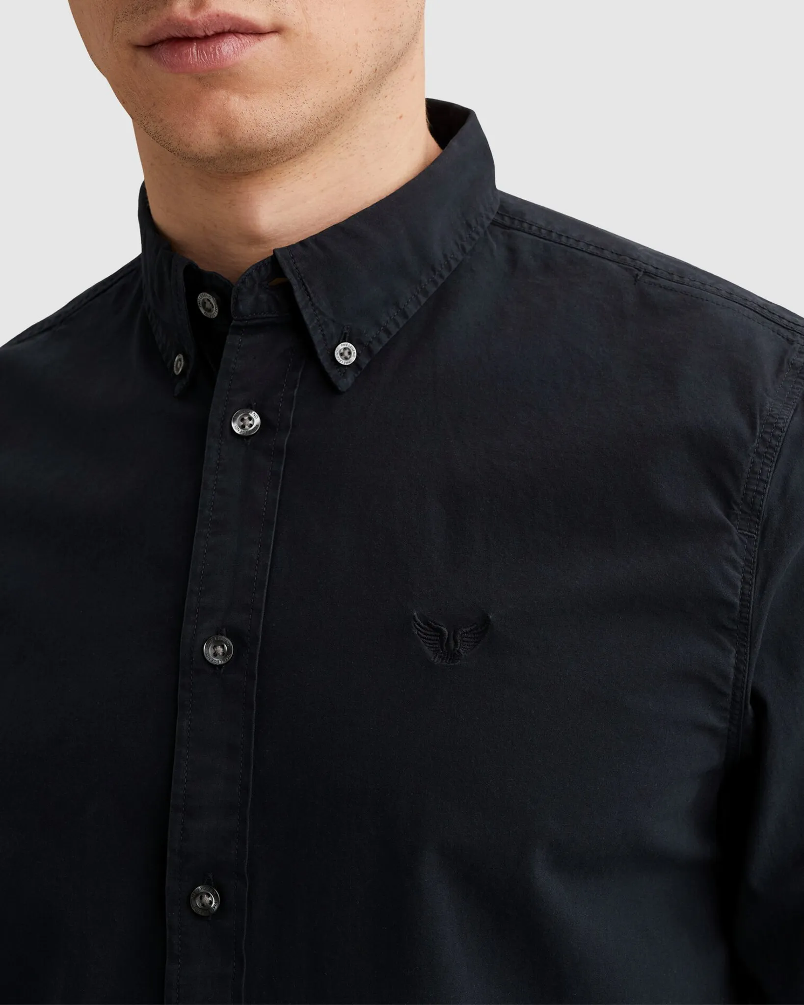 PME Legend Casual Overhemd LM Blauw 106913-001-L