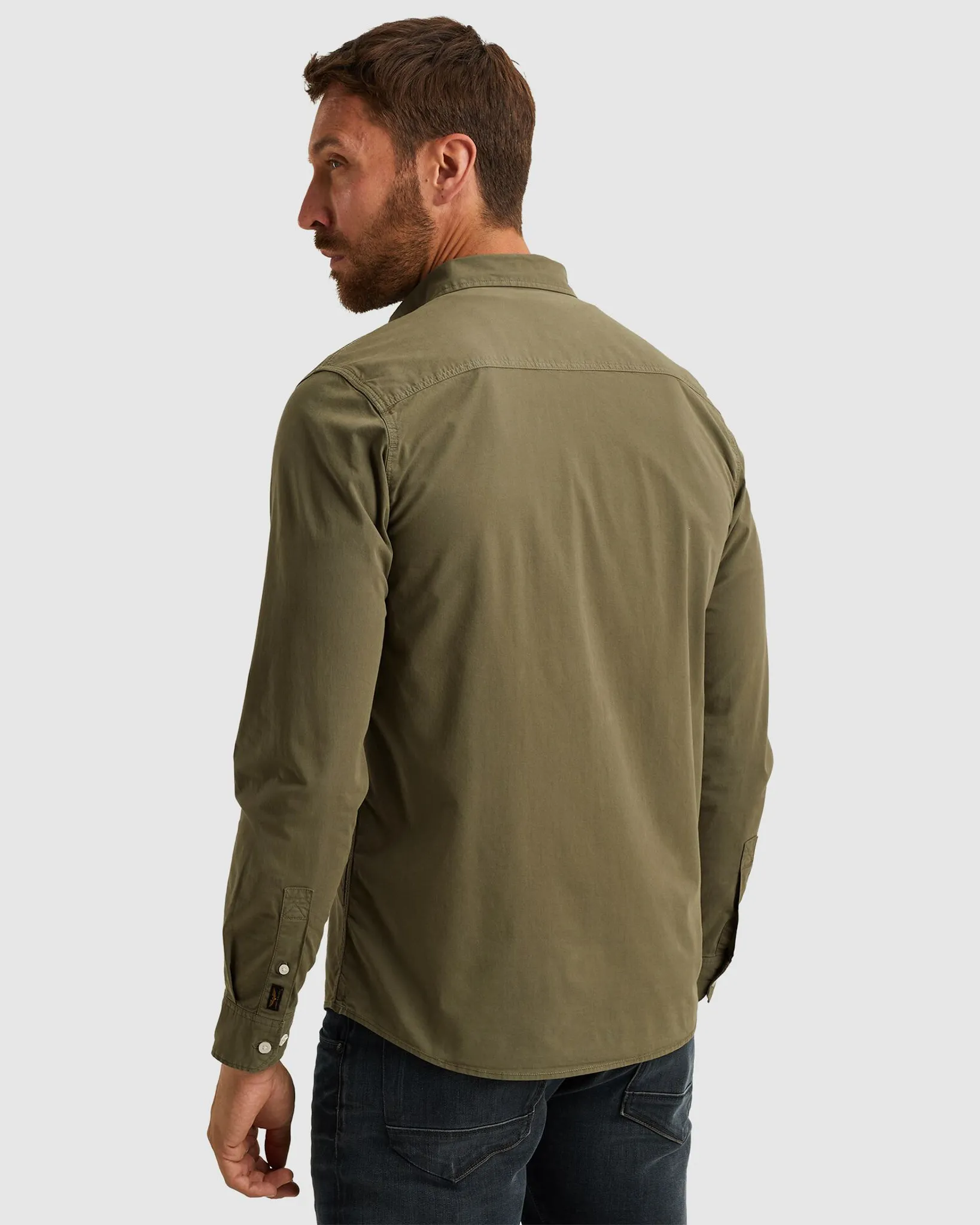 PME Legend Casual Overhemd LM Groen 106914-001-M