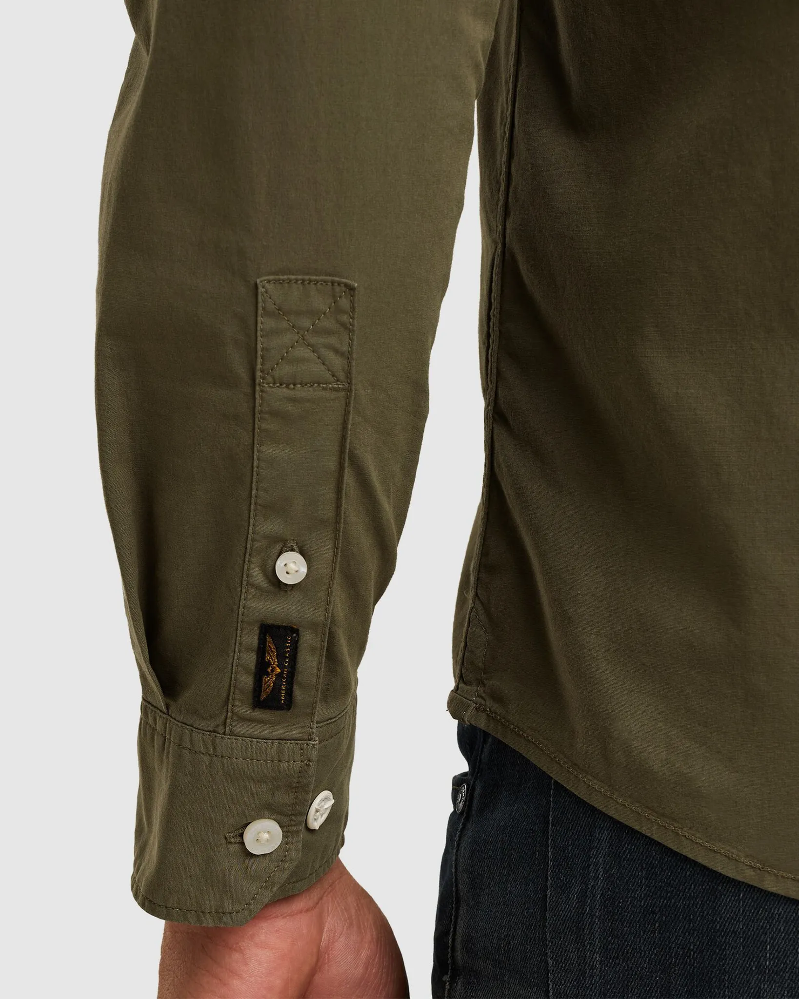 PME Legend Casual Overhemd LM Groen 106914-001-M