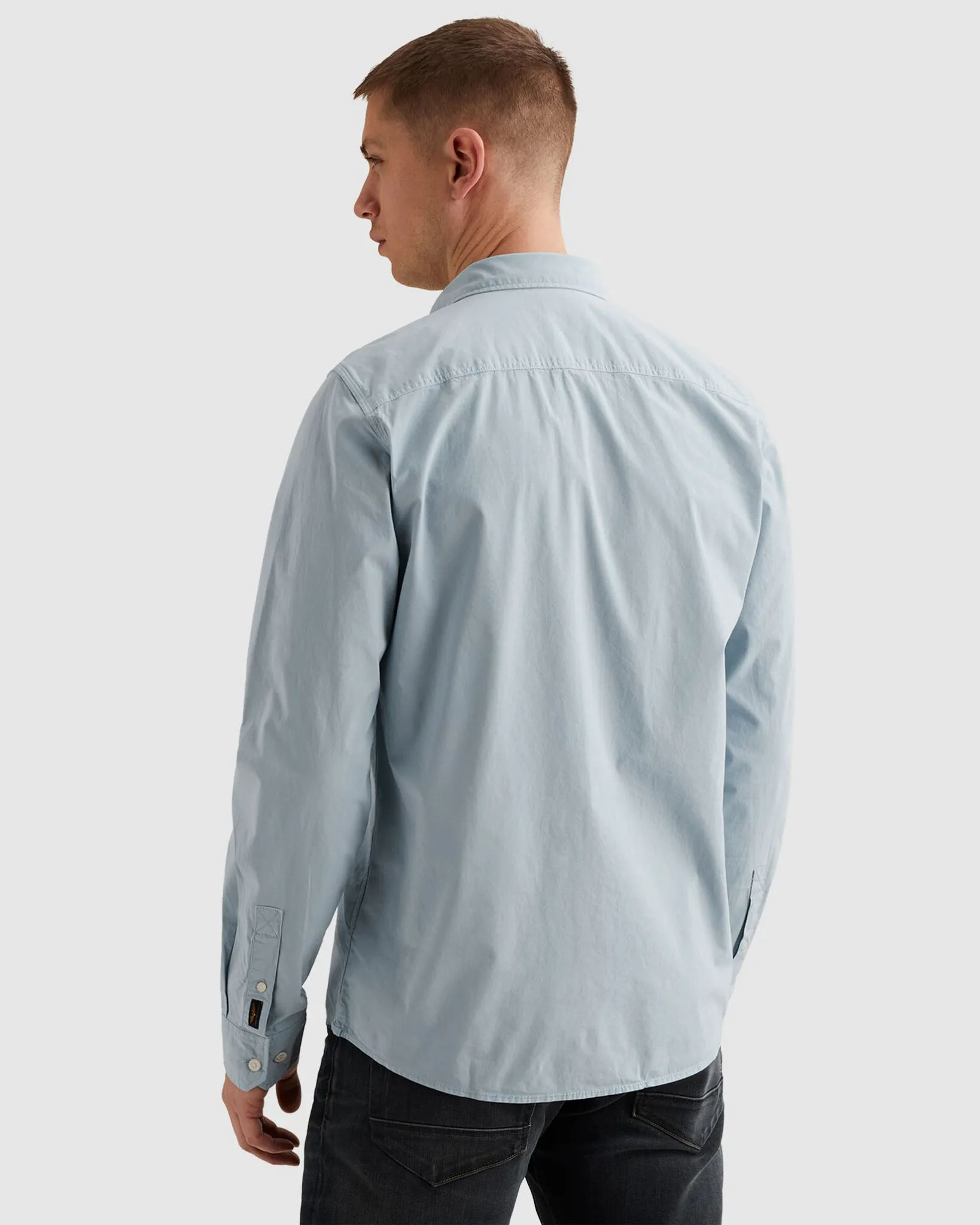 PME Legend Casual Overhemd LM Blauw 106915-001-L