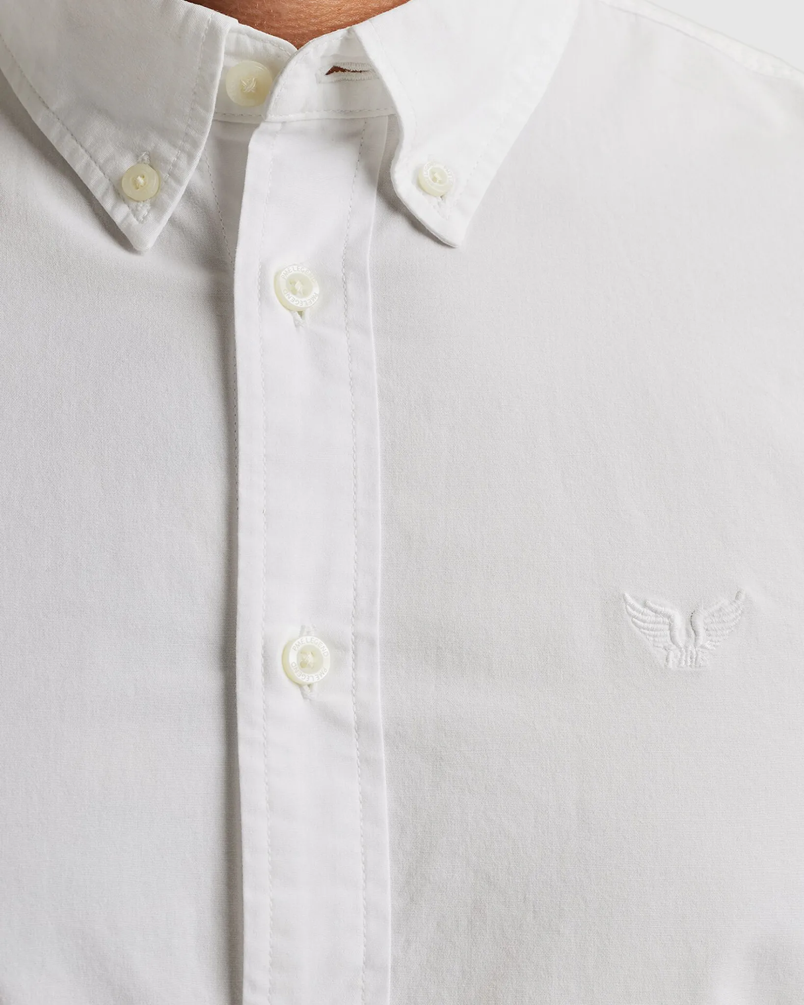 PME Legend Casual Overhemd LM Wit 106916-001-L