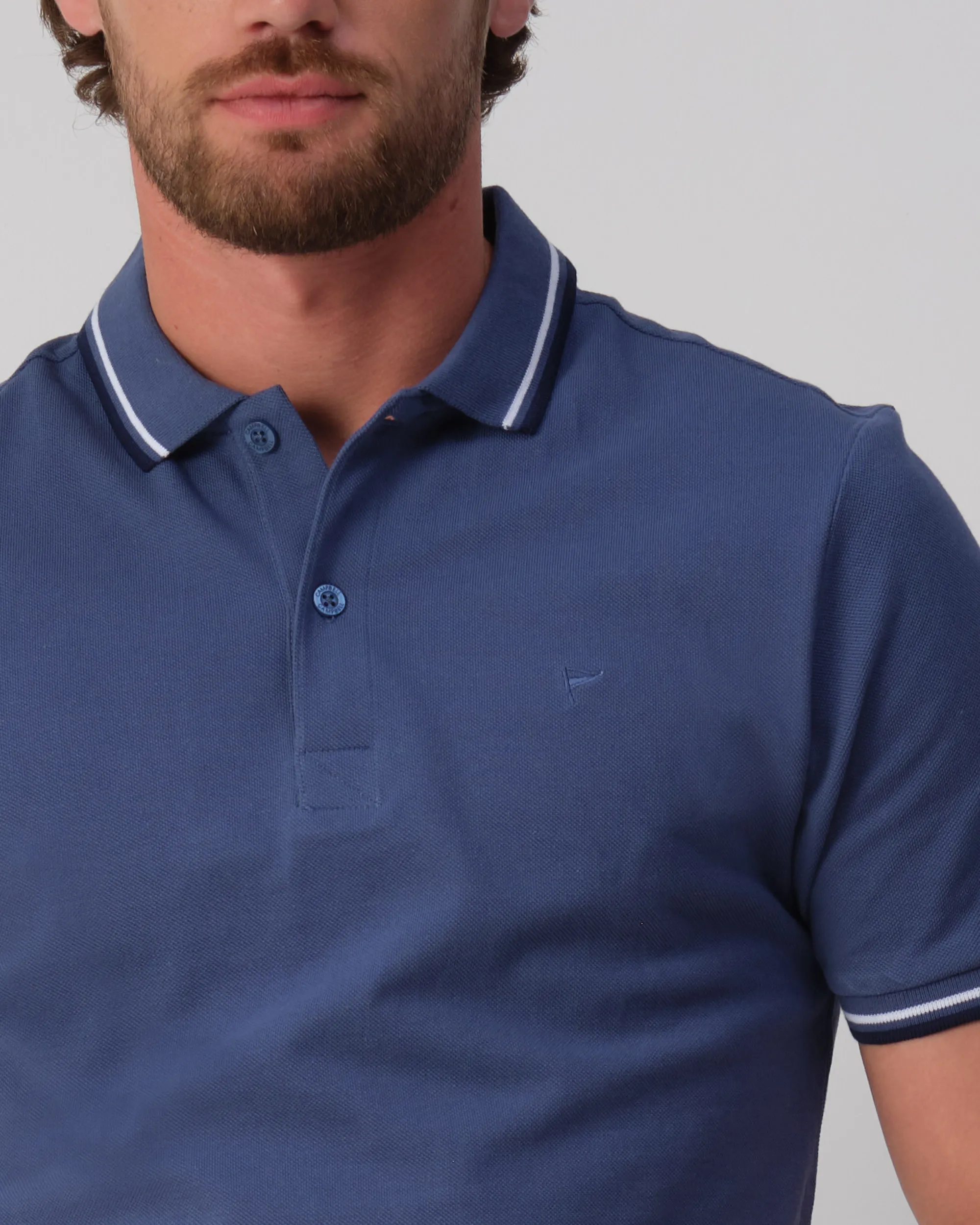 Campbell Polo Korte mouw True Navy 106926-004-L