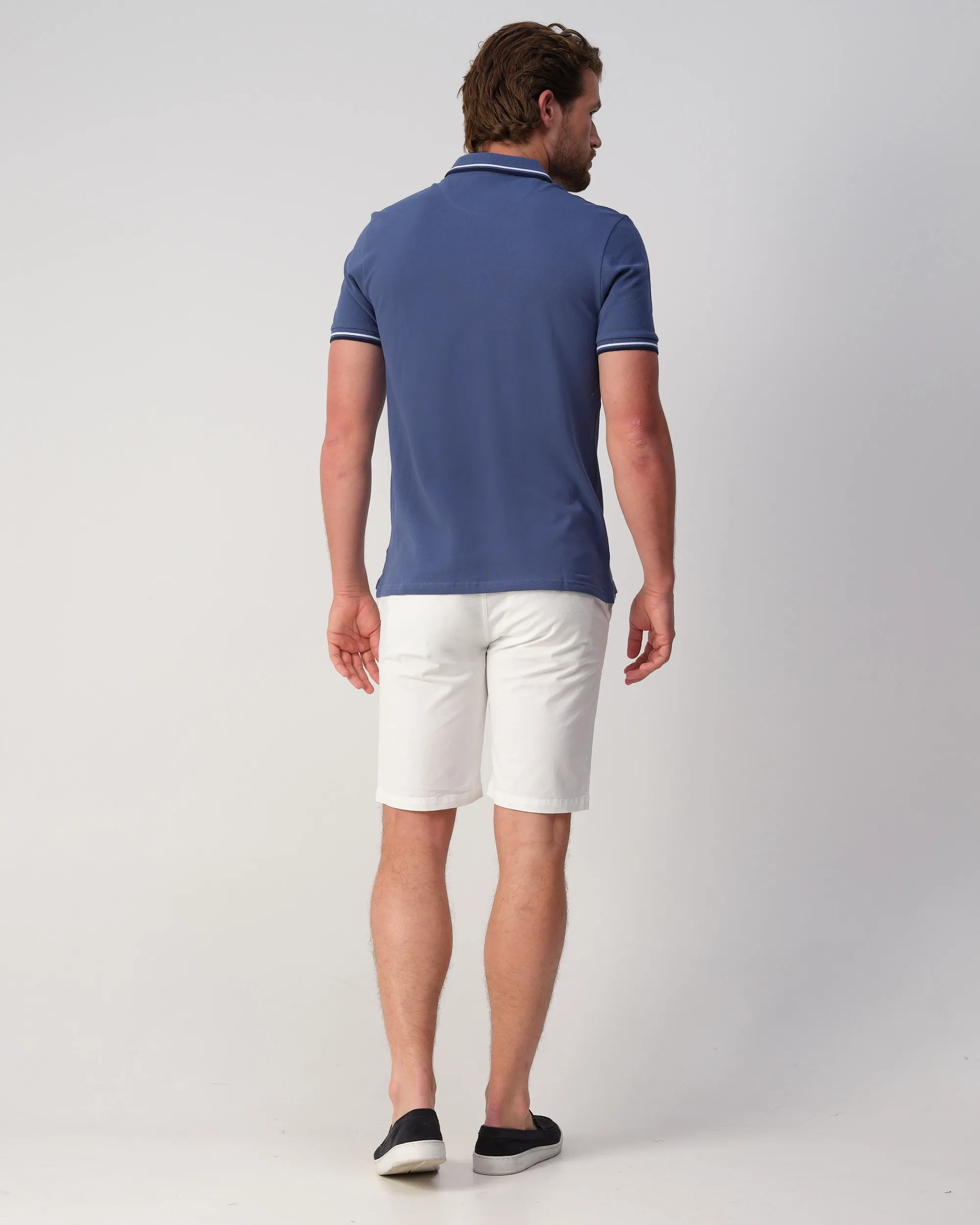 Campbell Polo Korte mouw True Navy 106926-004-L