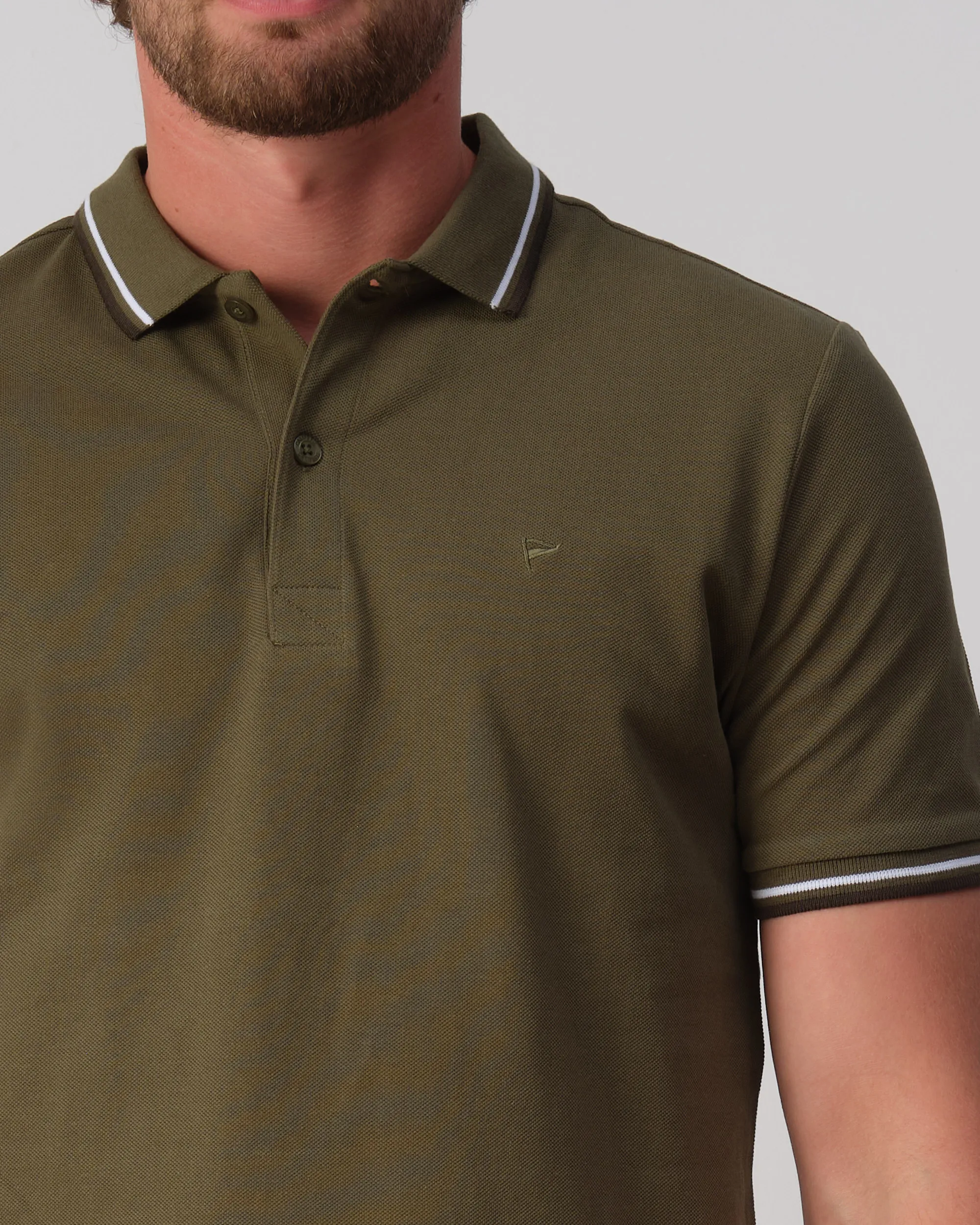 Campbell Polo Korte mouw Cypress green 106926-005-L