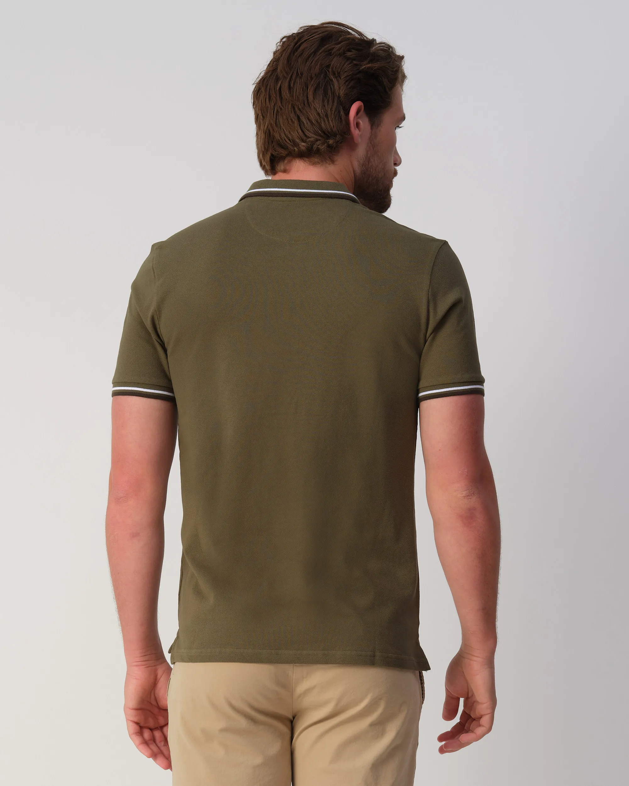 Campbell Polo Korte mouw Cypress green 106926-005-L
