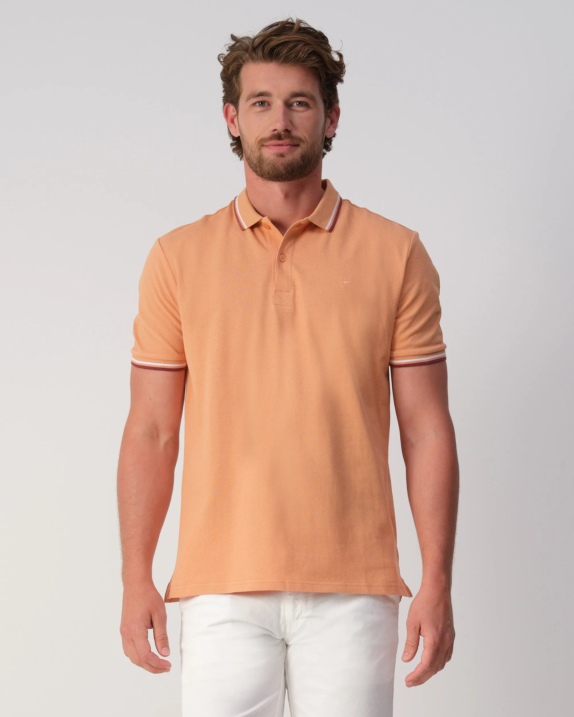Campbell Polo Korte mouw Toast orange  106926-006-L
