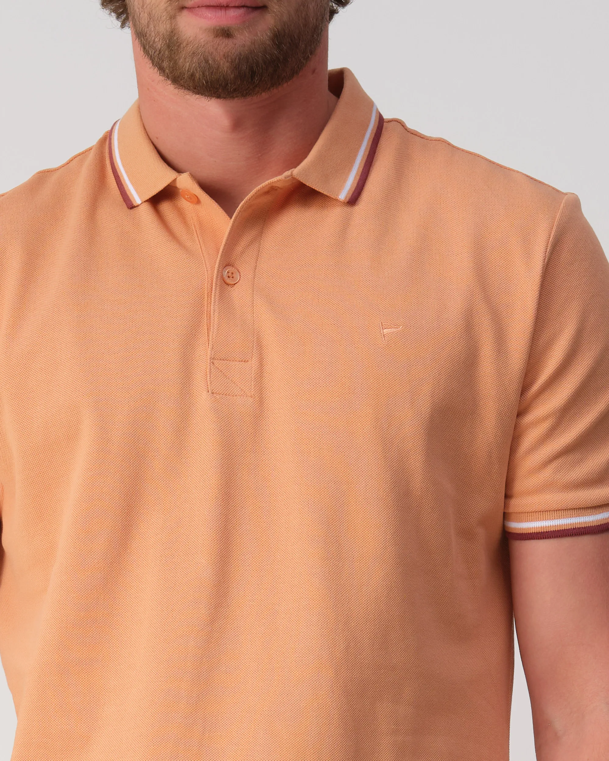 Campbell Polo Korte mouw Toast orange  106926-006-L