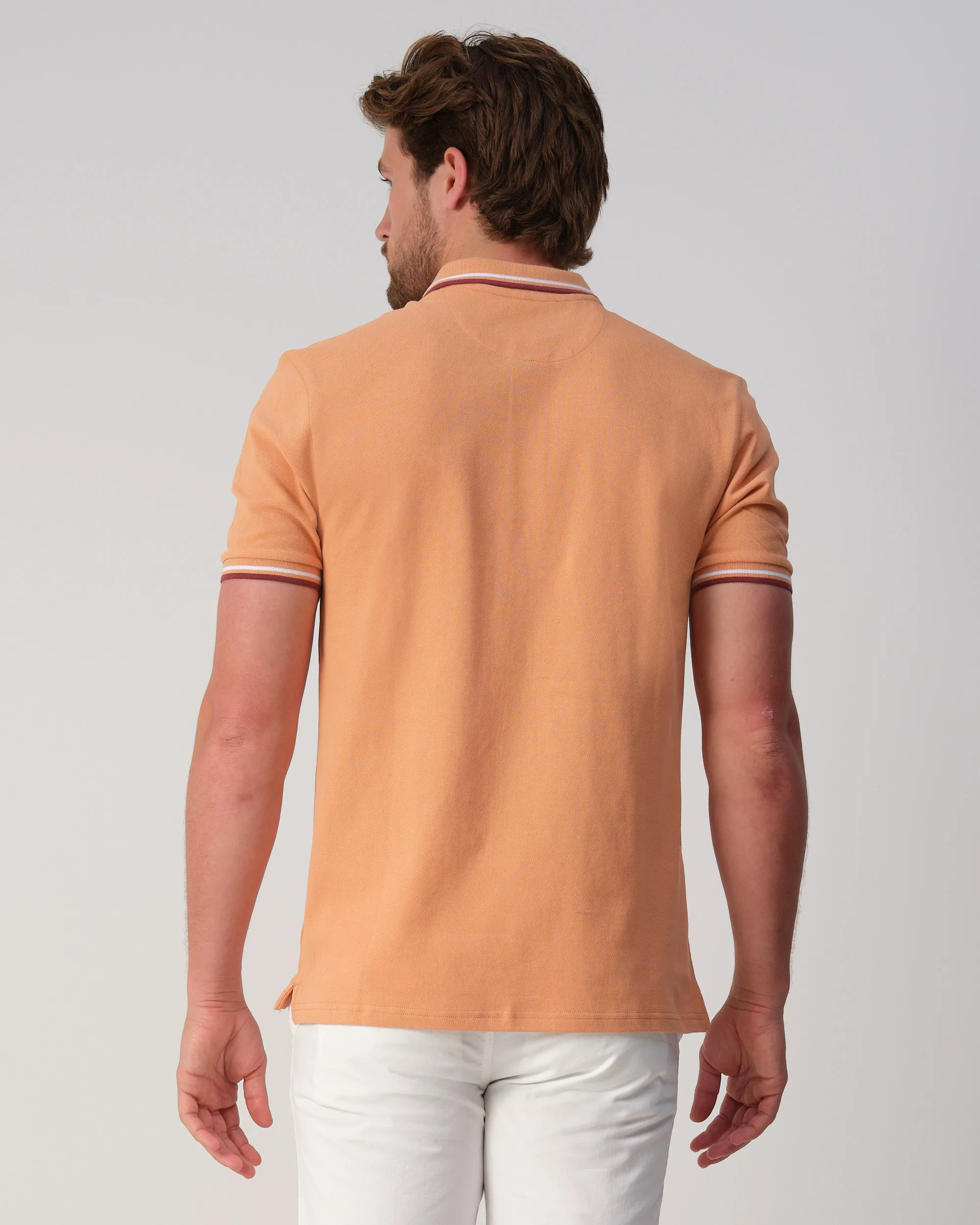 Campbell Polo Korte mouw Toast orange  106926-006-L
