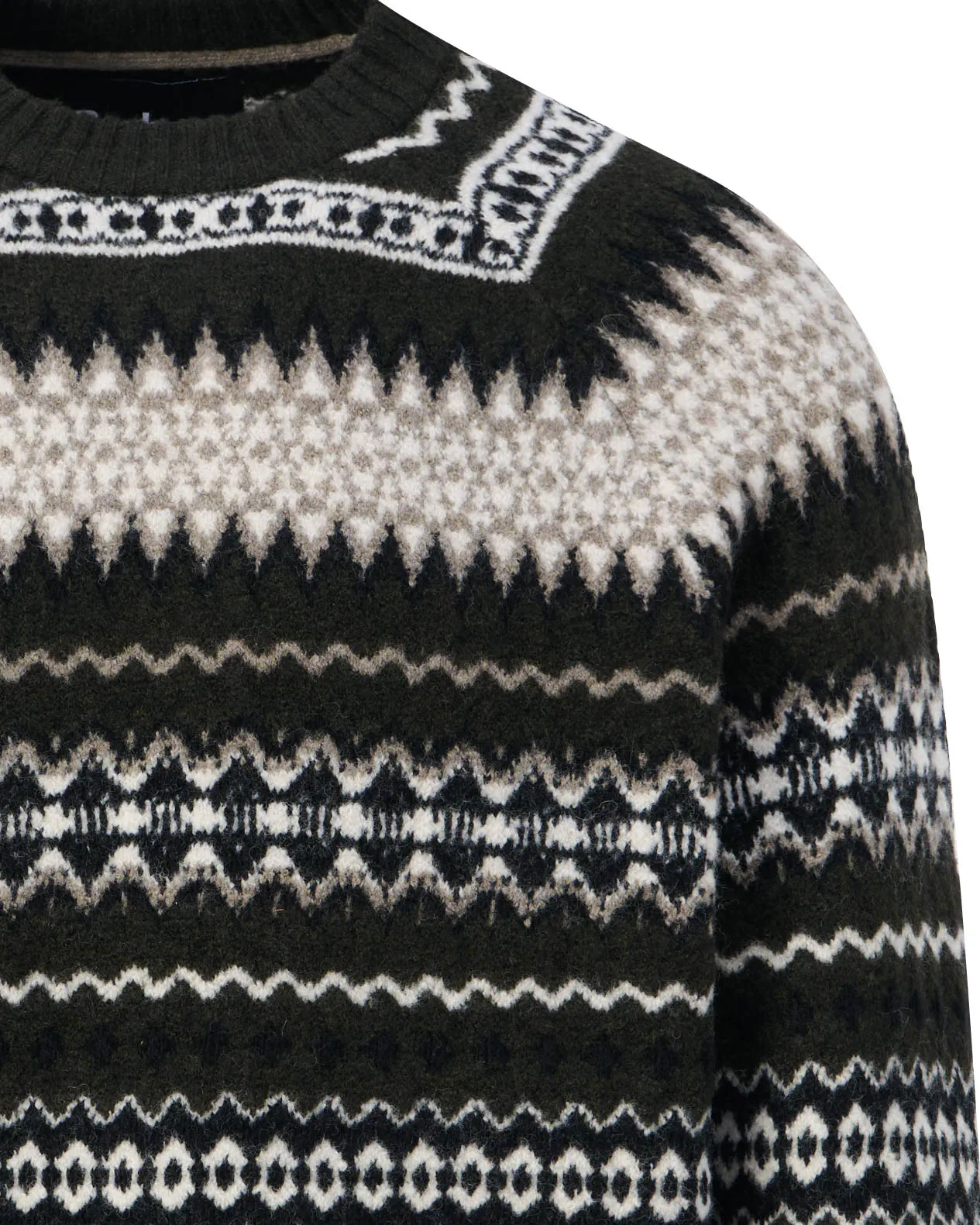 Barbour Trui ronde hals Groen 106952-001-L