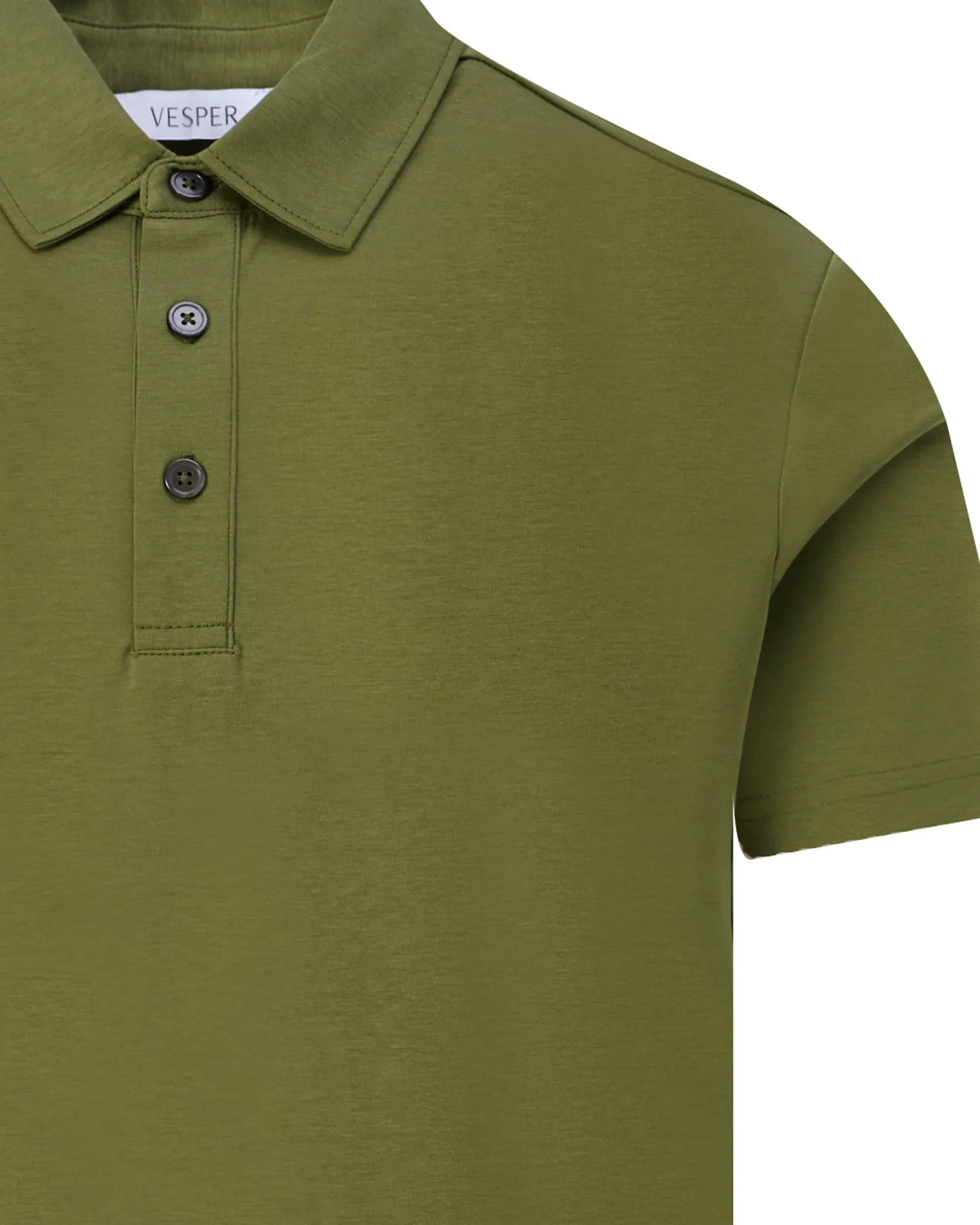 Vesper Brook Polo Olive 106971-001-L