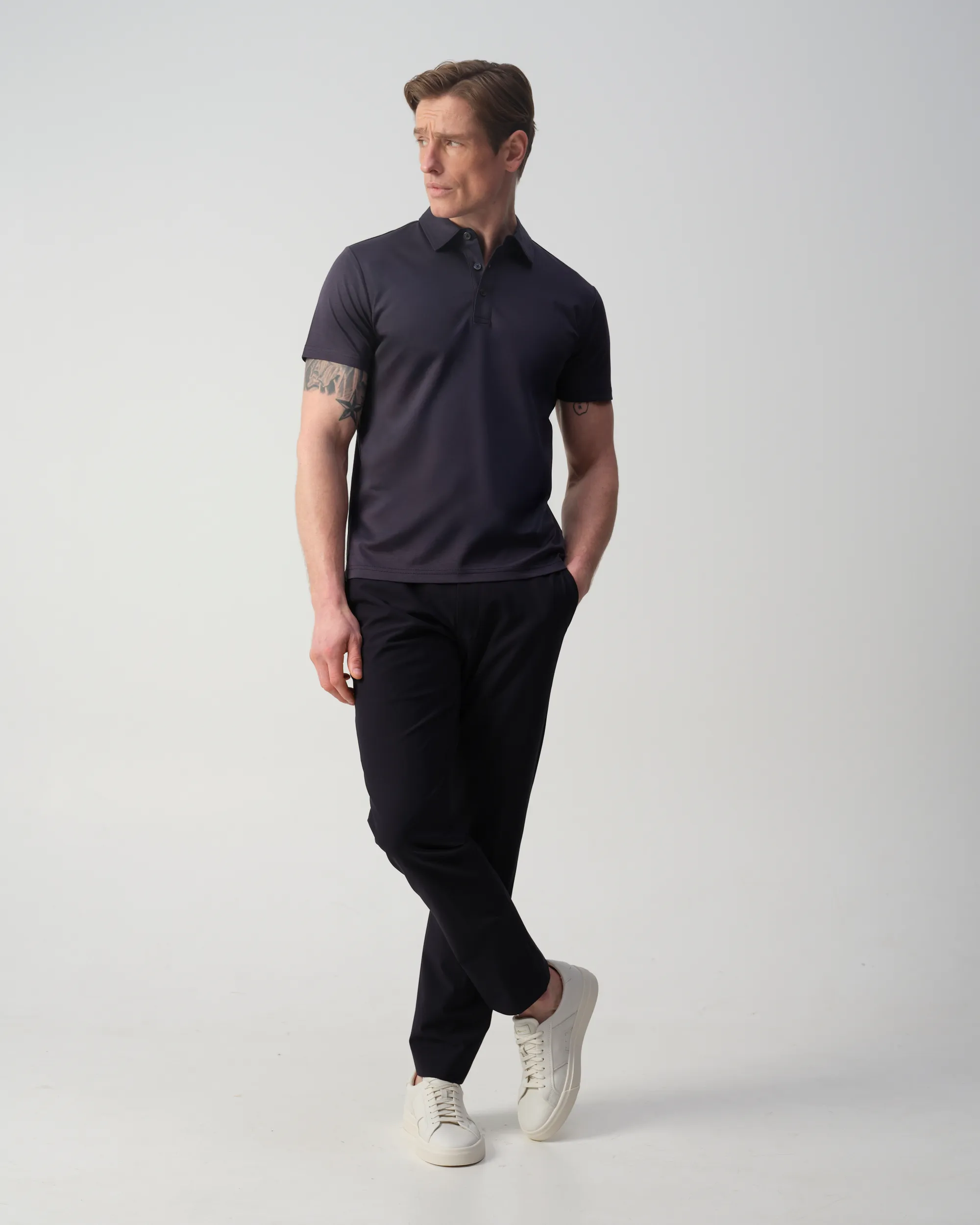 Vesper Brook Polo Navy 106971-002-L