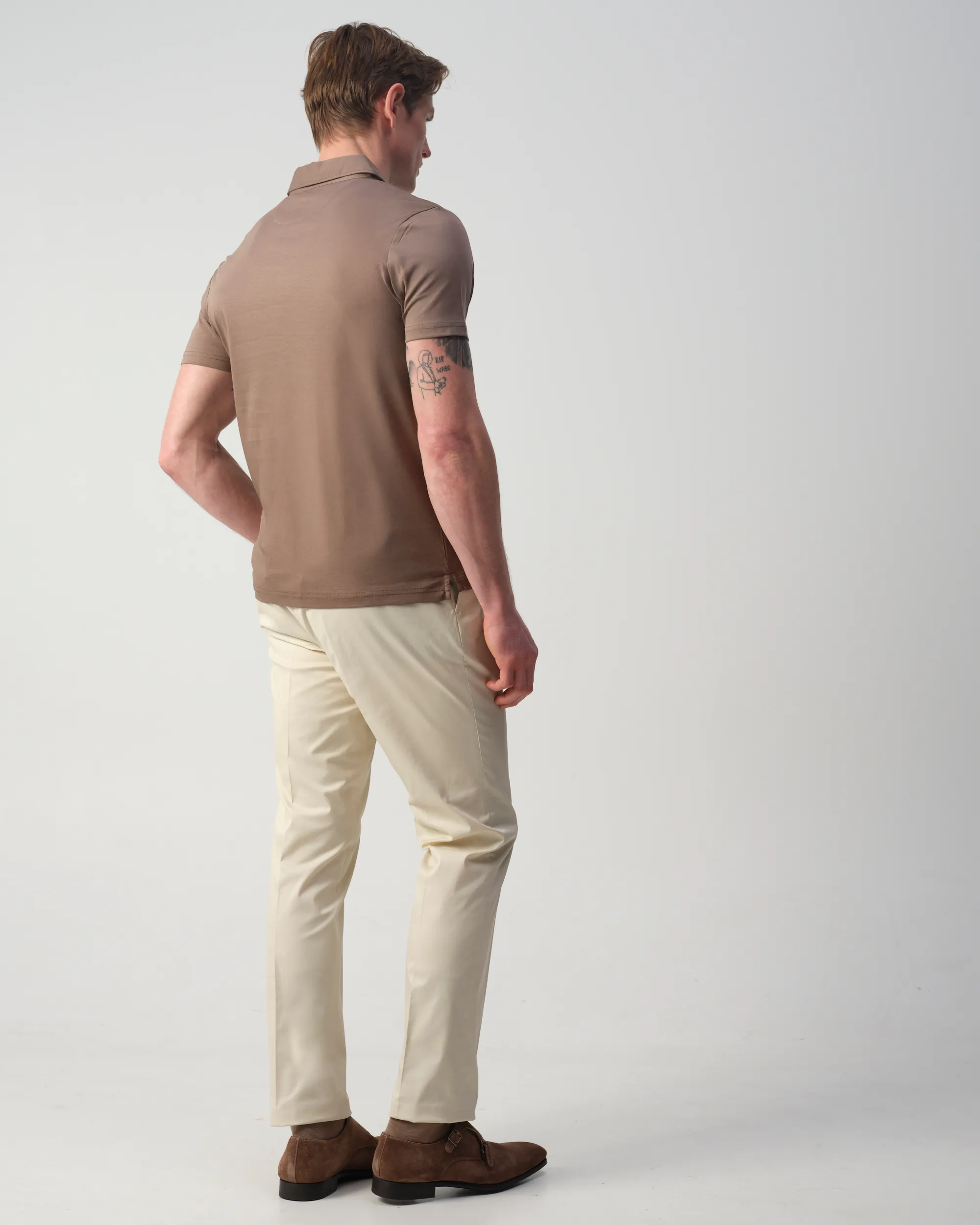 Vesper Brook Polo Taupe 106971-004-L