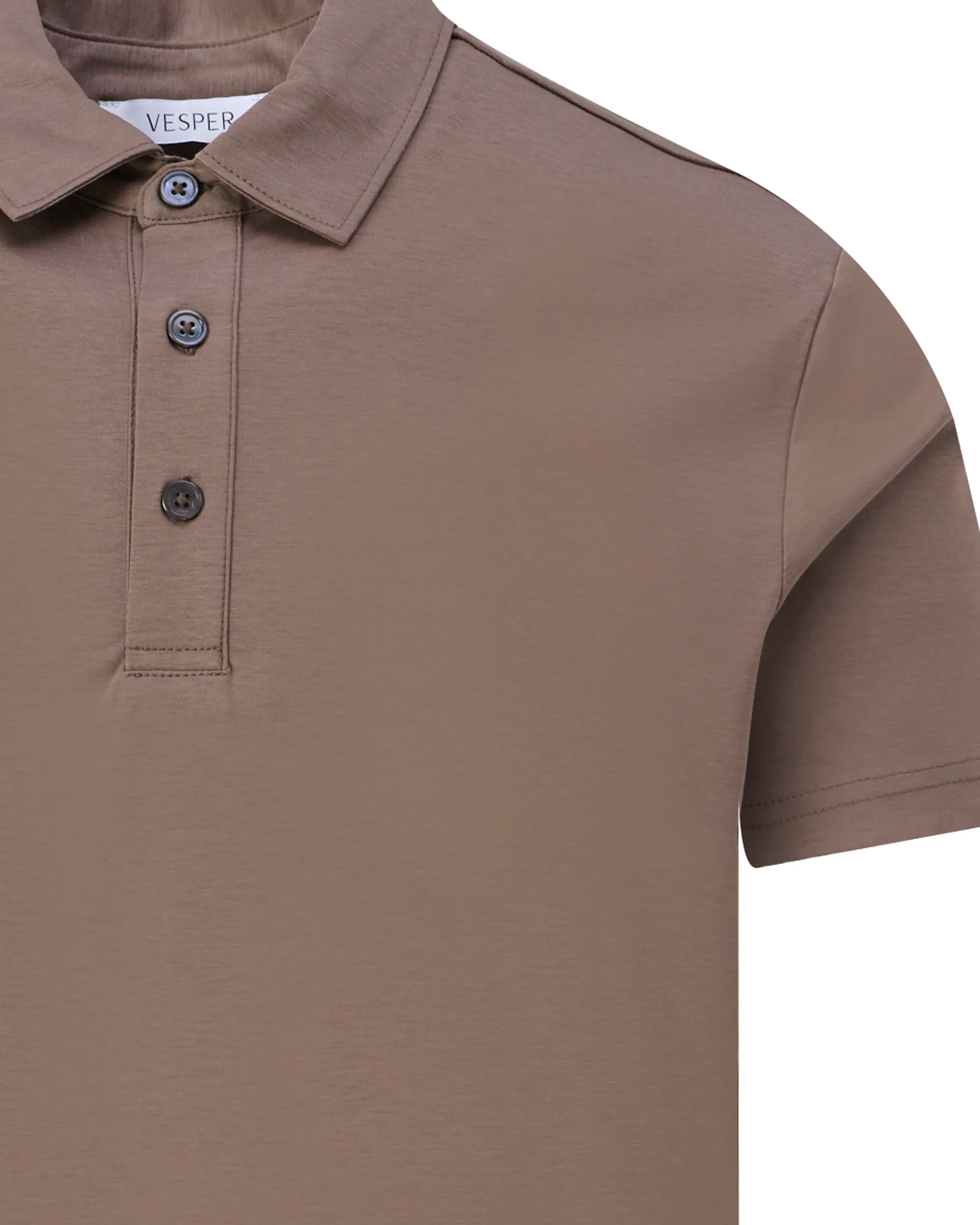 Vesper Brook Polo Taupe 106971-004-L