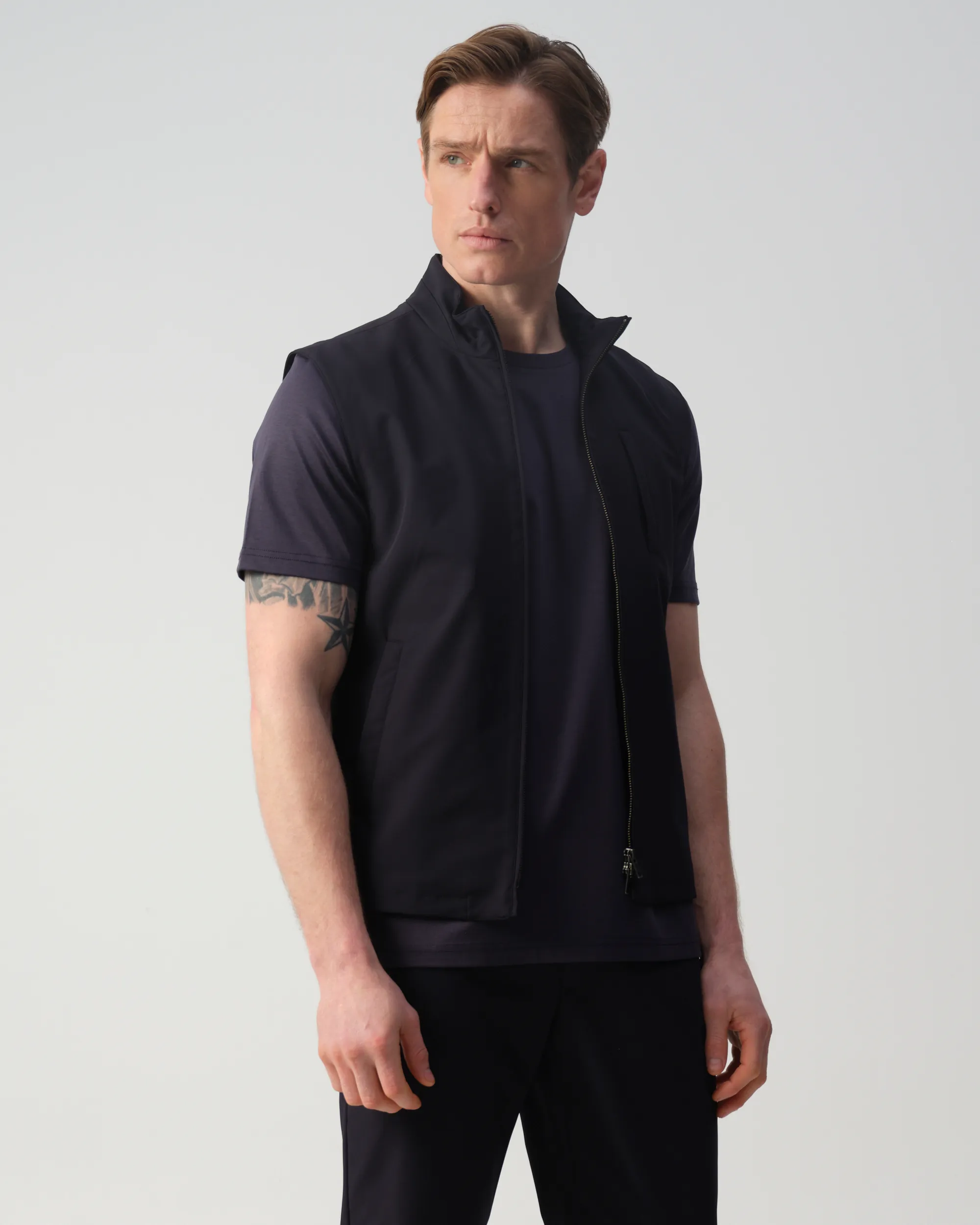 Vesper Craven T-shirt Navy 106972-002-L