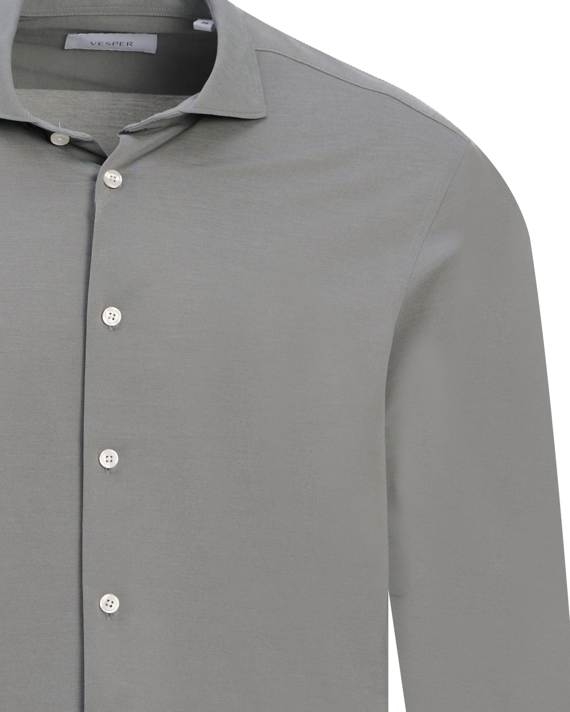 Vesper Overhemd LM Greenish grey 106973-004-37