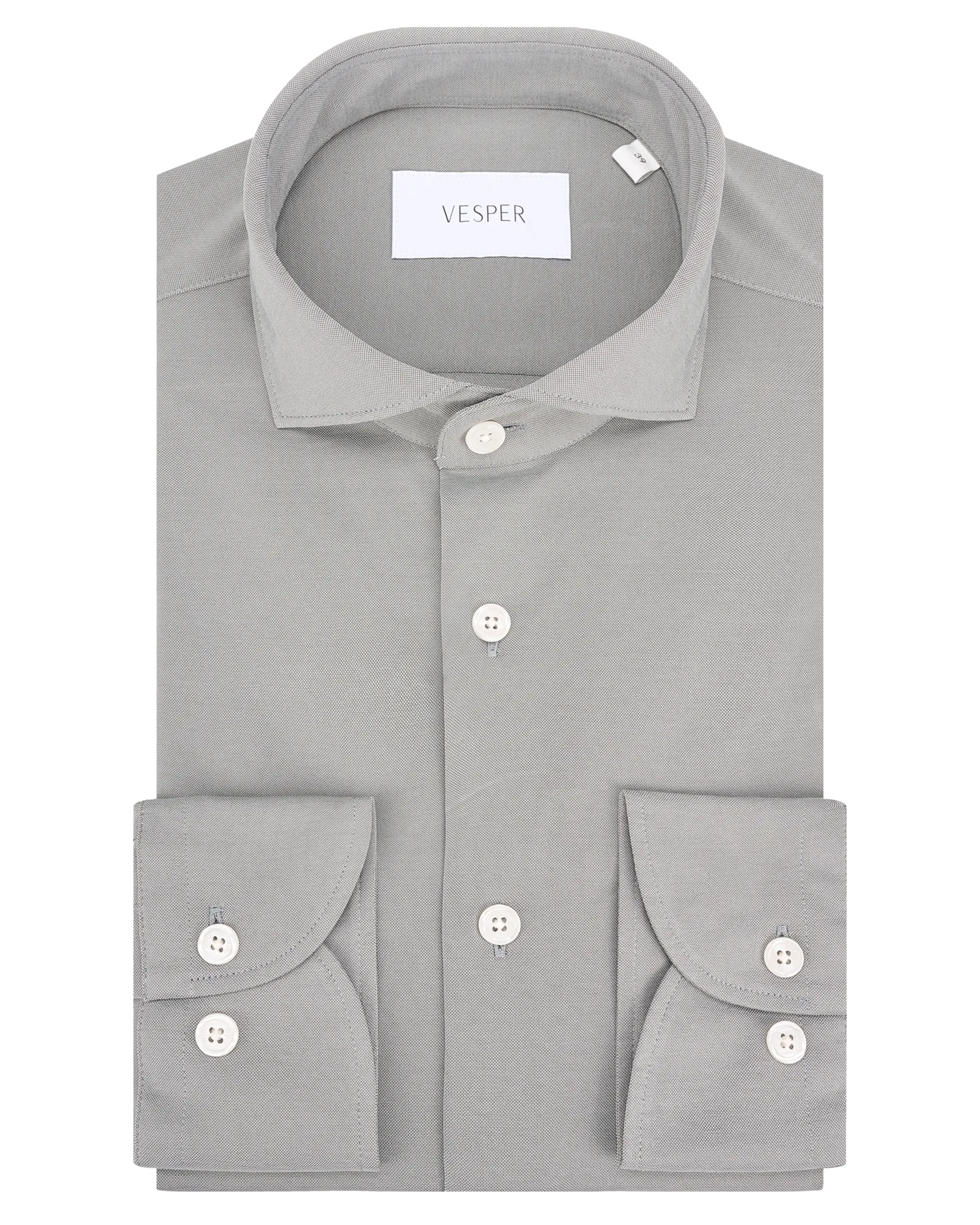 Vesper Overhemd LM Greenish grey 106973-004-37