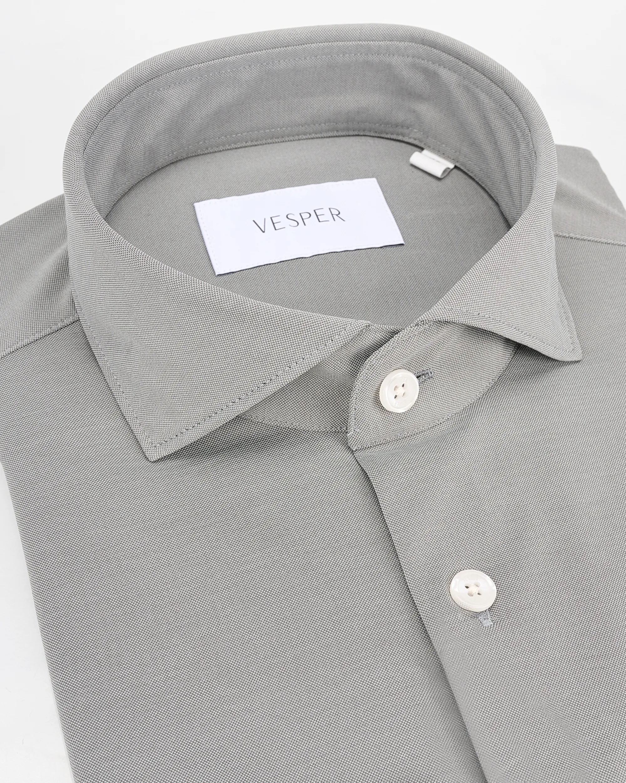 Vesper Overhemd LM Greenish grey 106973-004-37