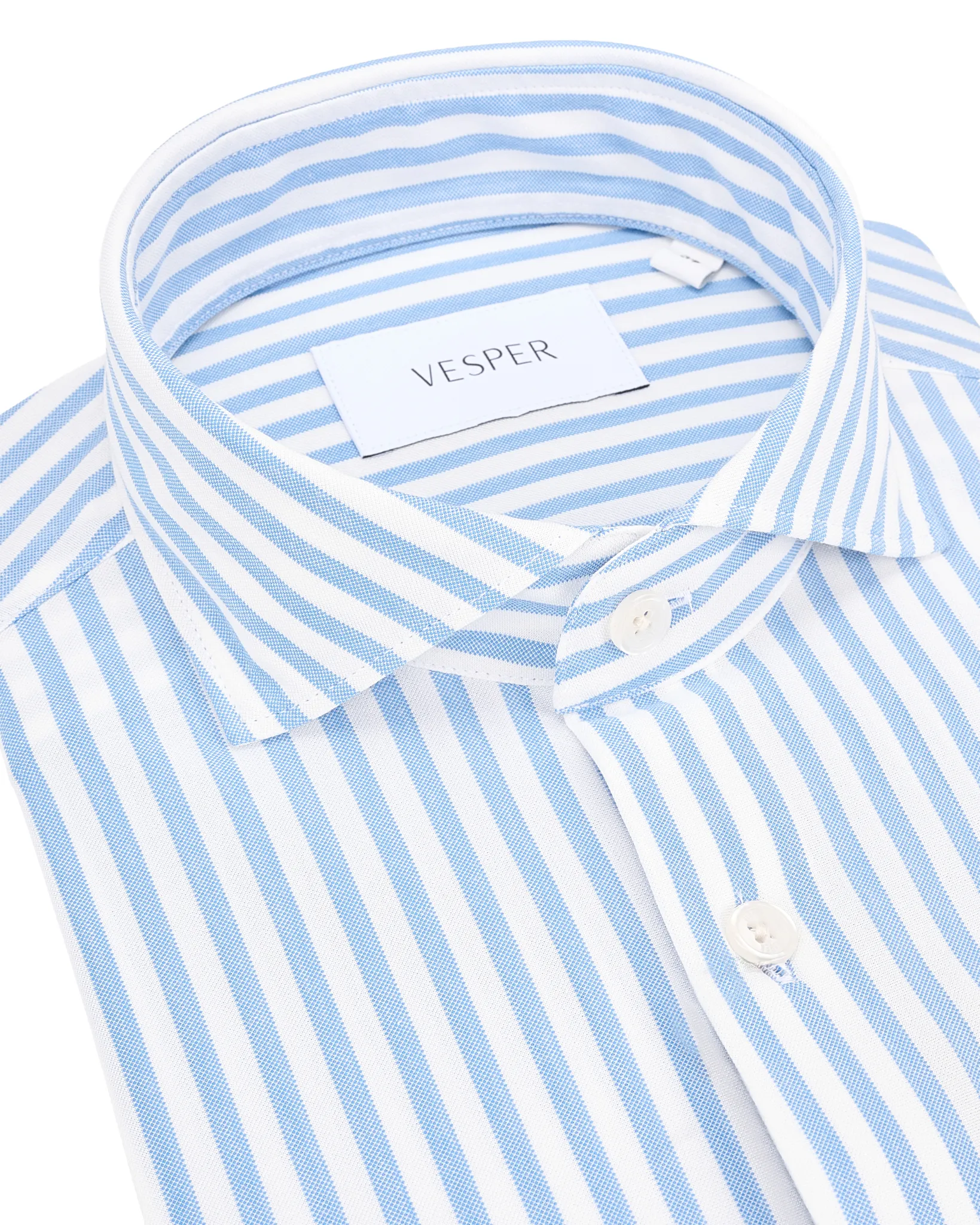 Vesper Finchley Overhemd Light blue stripe 106974-002-37