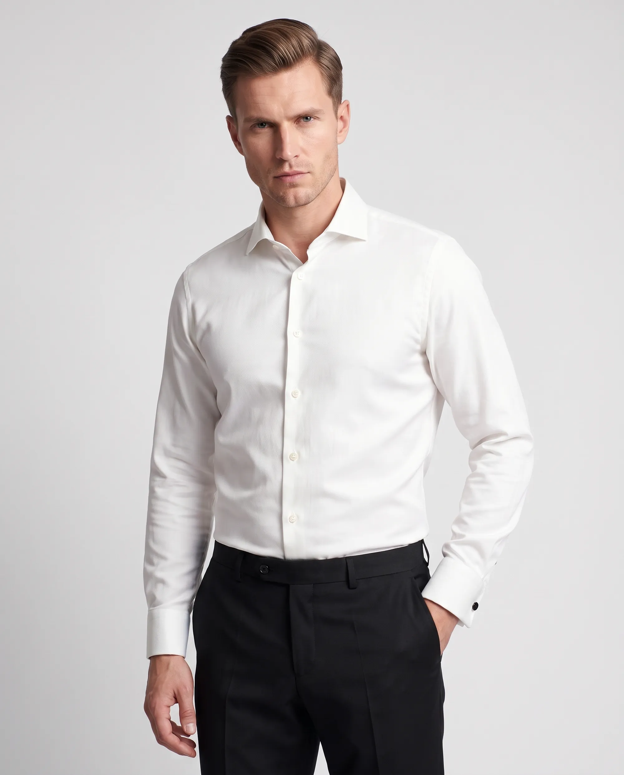 Vesper Finchley Trouw Overhemd  Off White 106977-001-37