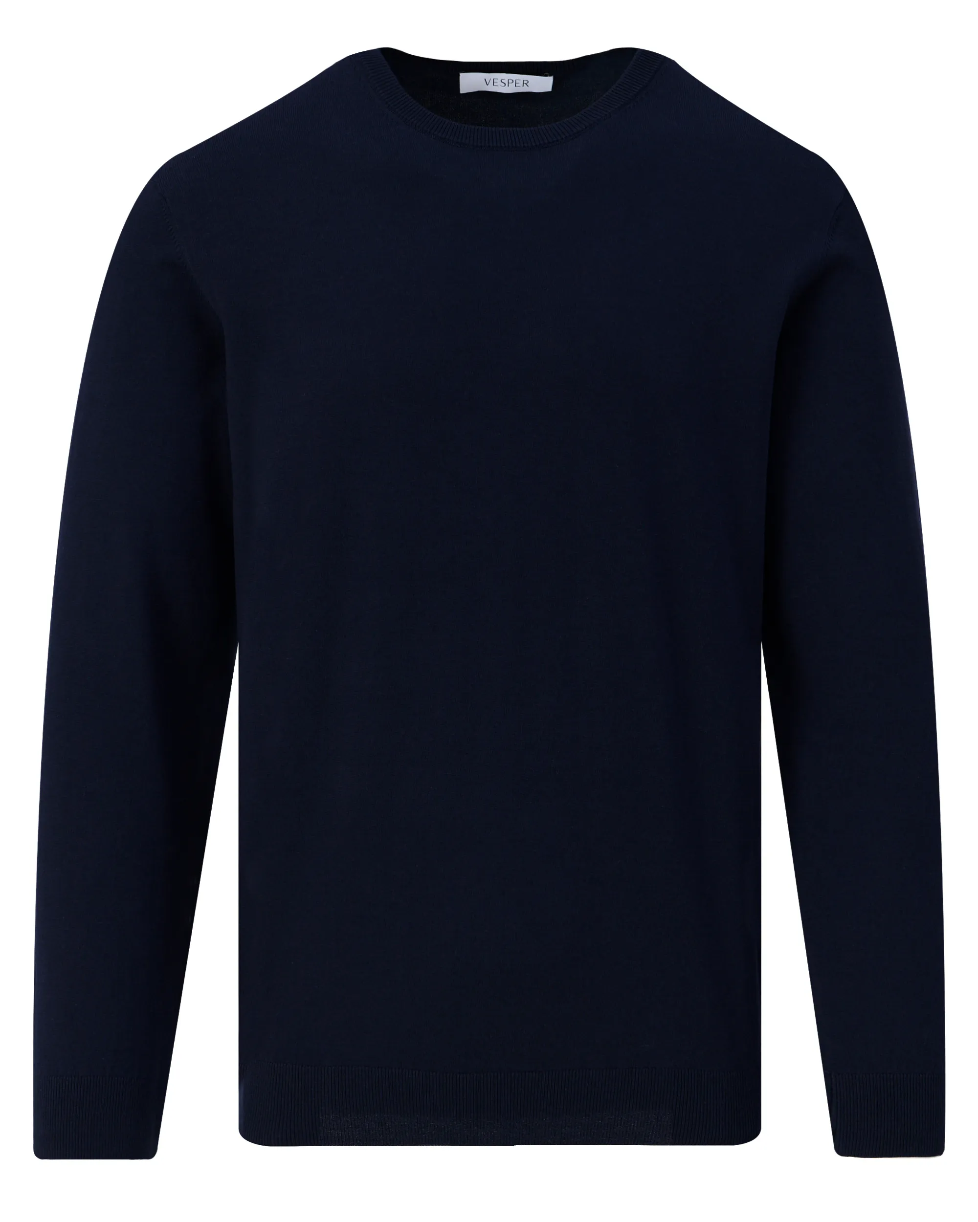 Vesper Mortimer Trui Ronde hals Navy 106978-002-L