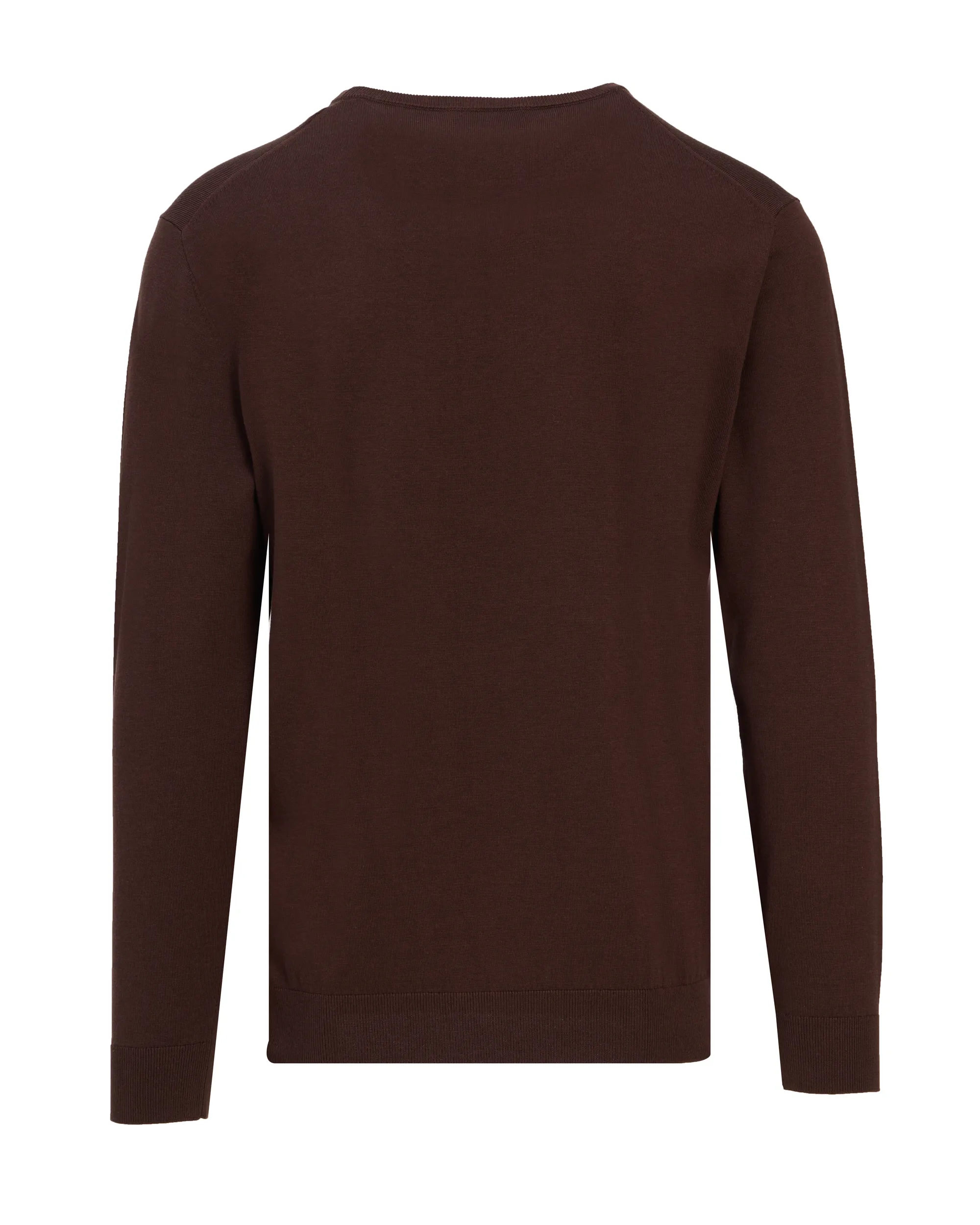 Vesper Trui ronde hals Mortimer Dark brown 106978-003-L