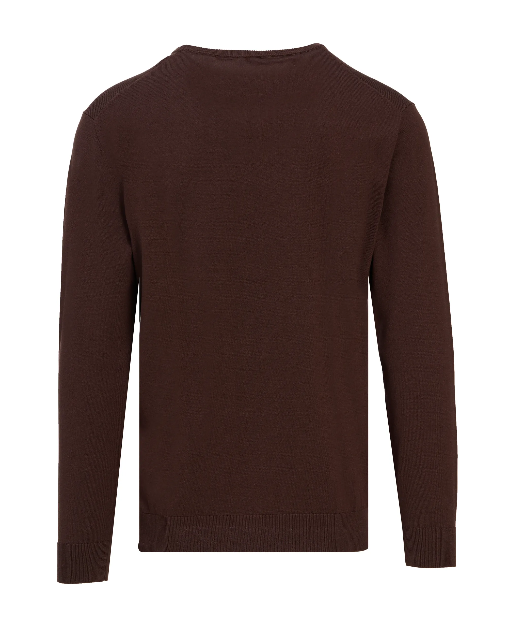 Vesper Trui ronde hals Mortimer Dark brown 106978-003-L