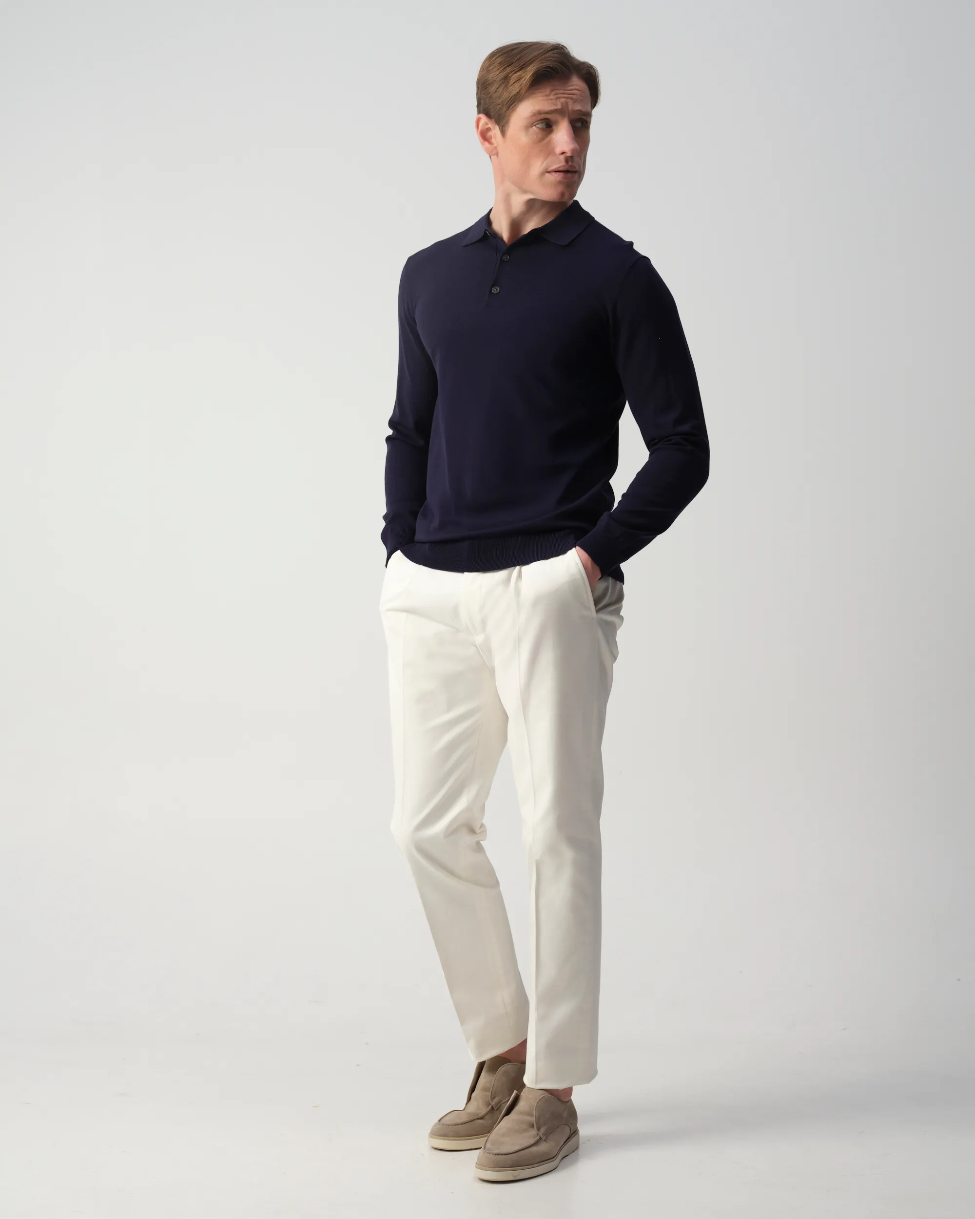 Vesper Landsdowne Polo Navy 106979-002-L