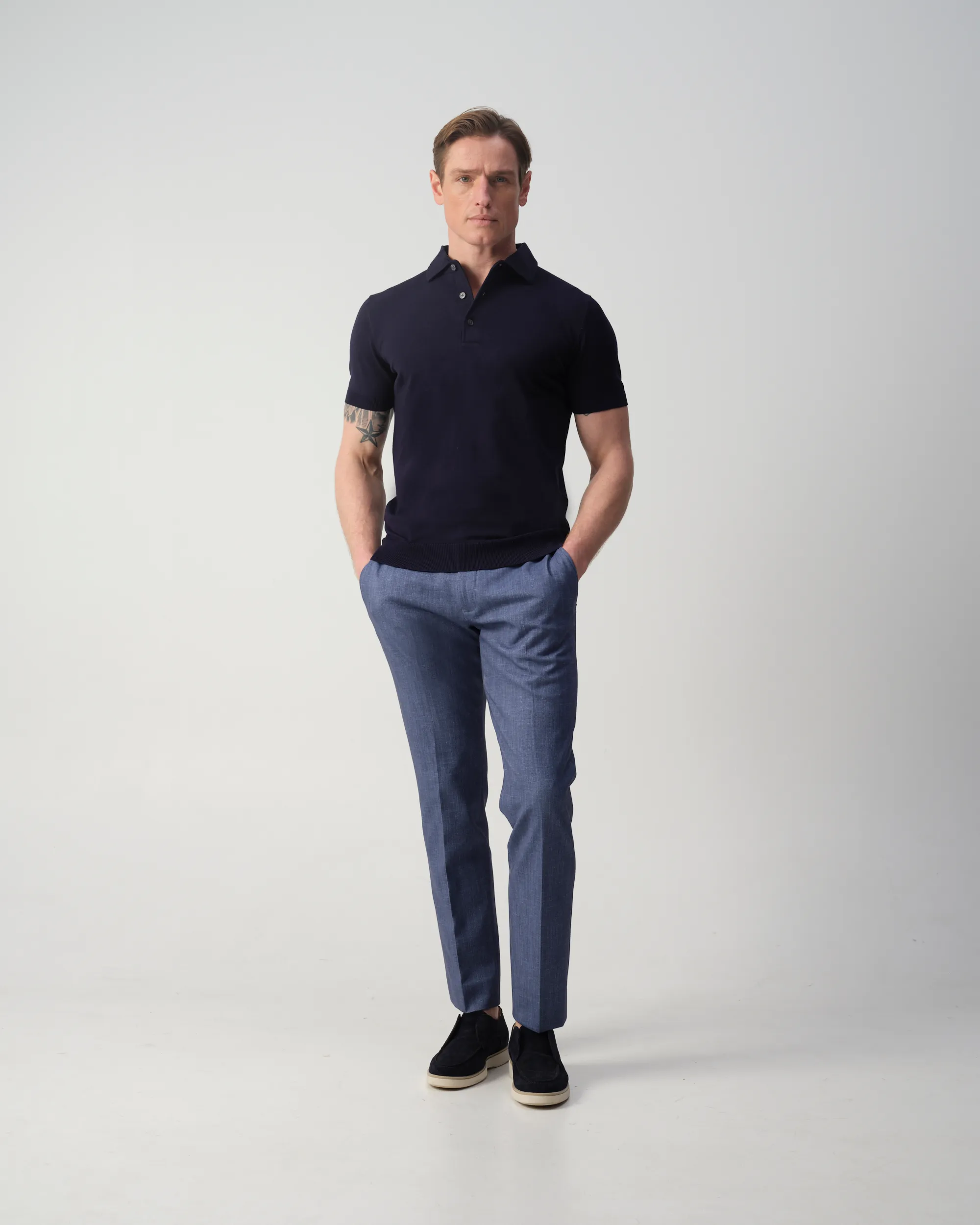Vesper Pelham Polo Navy 106980-003-L