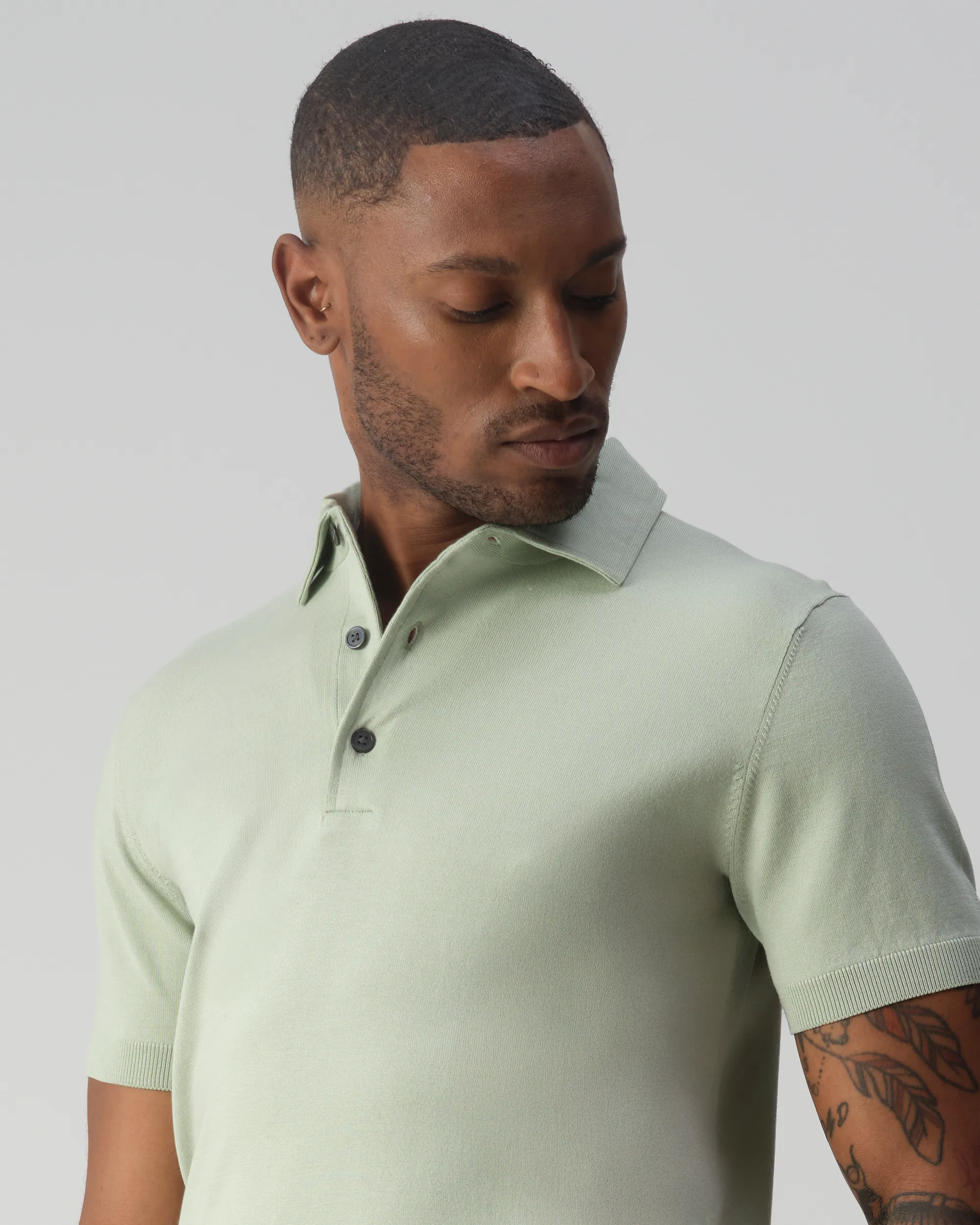 Vesper Pelham Polo Light Green 106980-004-L