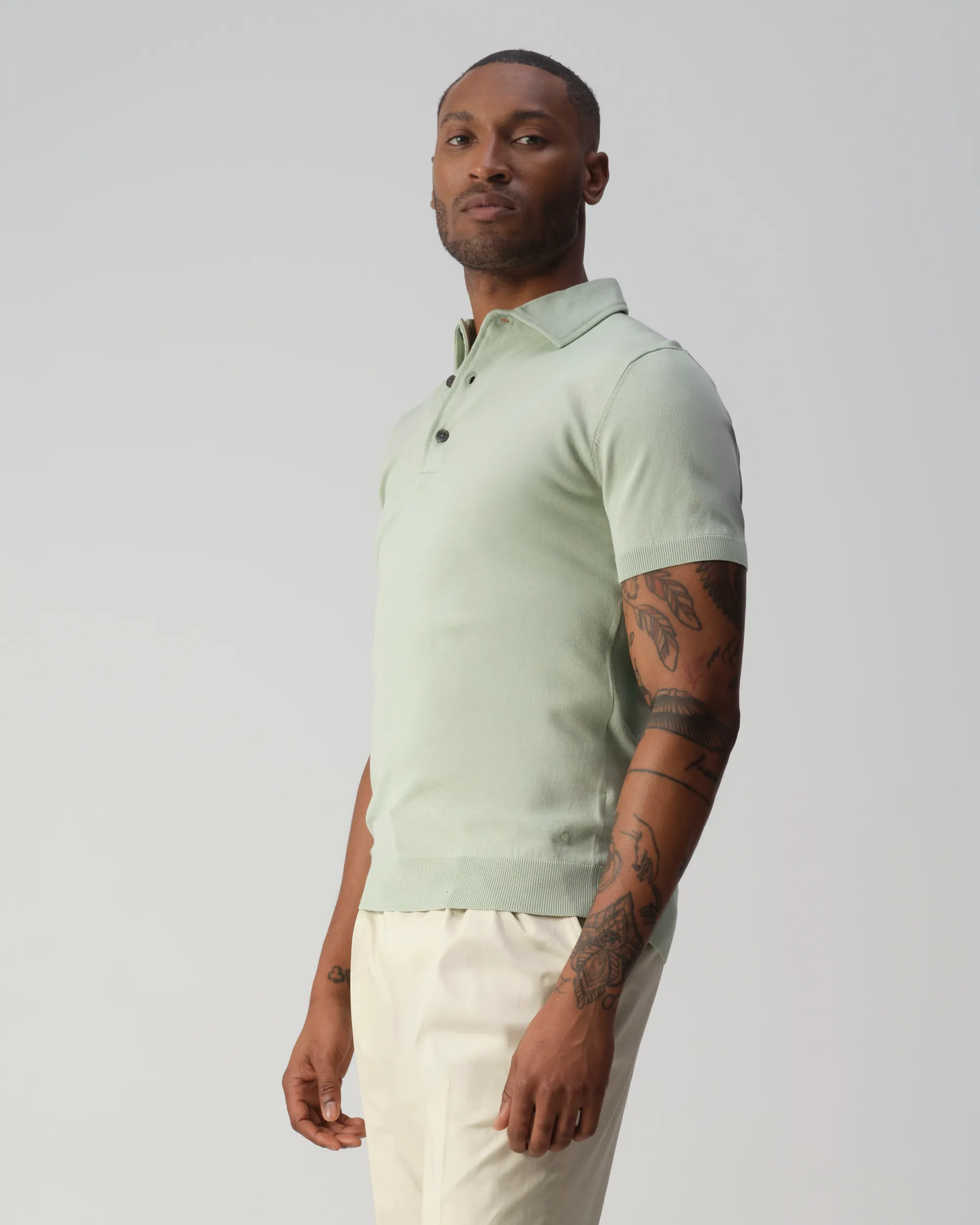 Vesper Pelham Polo Light Green 106980-004-L