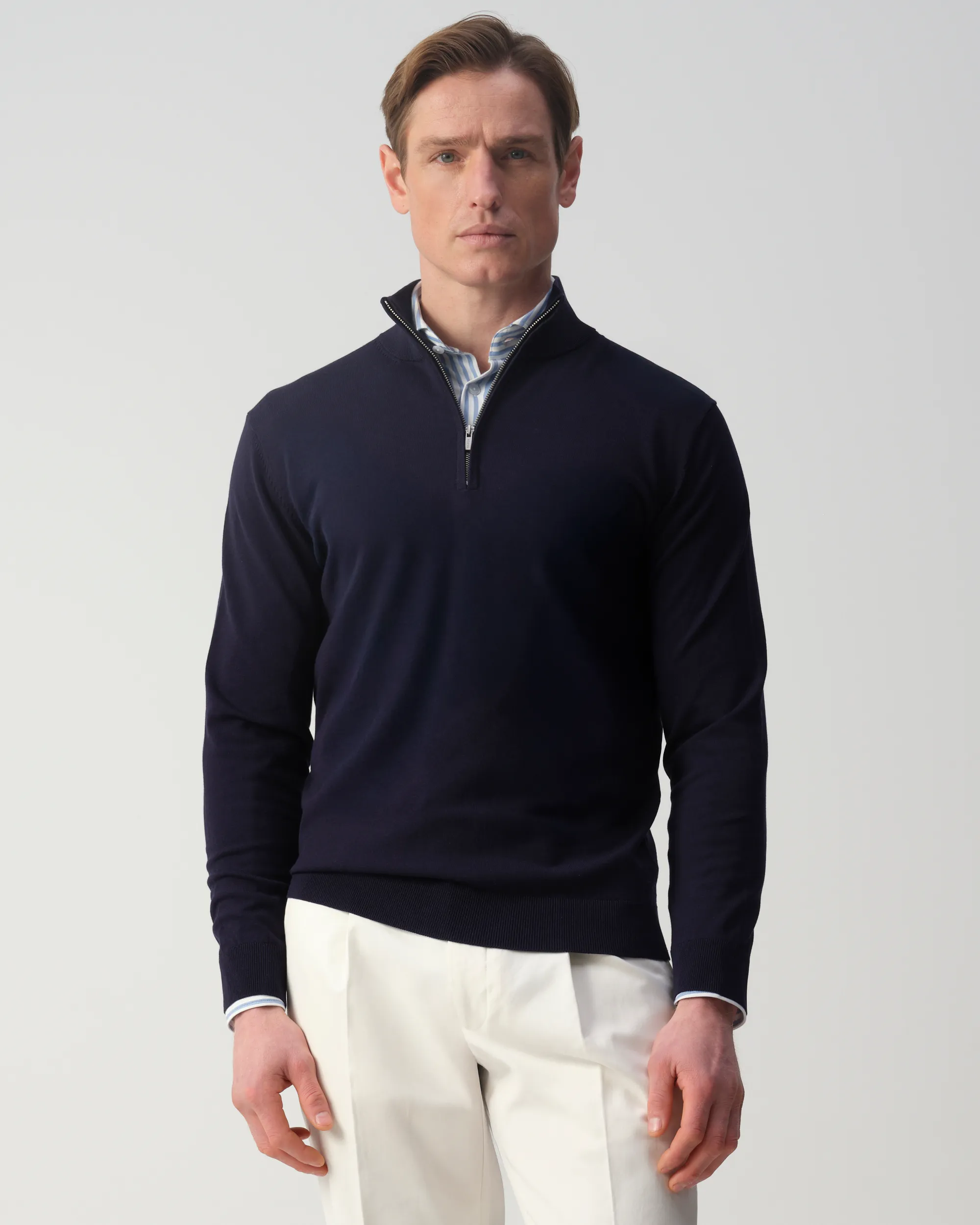 Vesper Huxton Schipperstrui Navy 106981-002-L