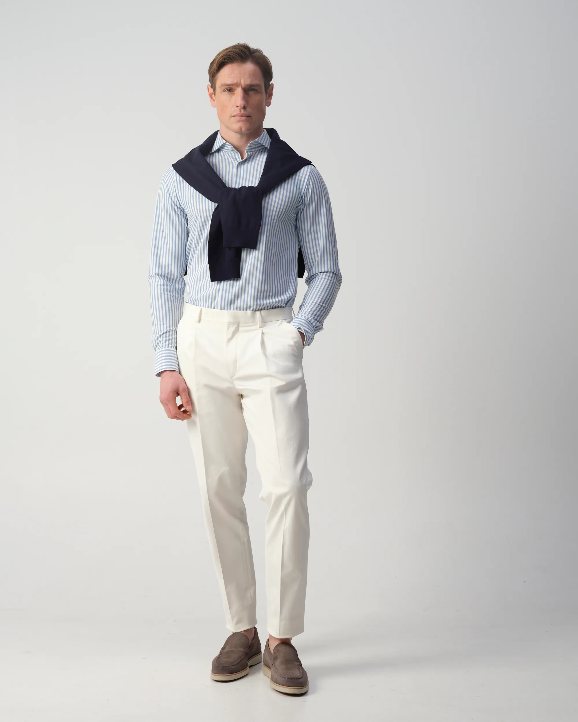 Vesper Huxton Schipperstrui Navy 106981-002-L