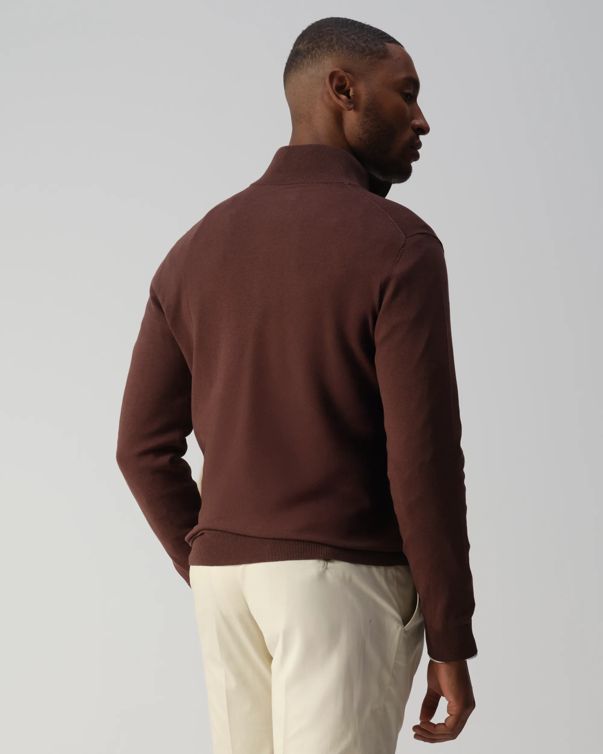 Vesper Huxton Schipperstrui Dark brown 106981-003-L