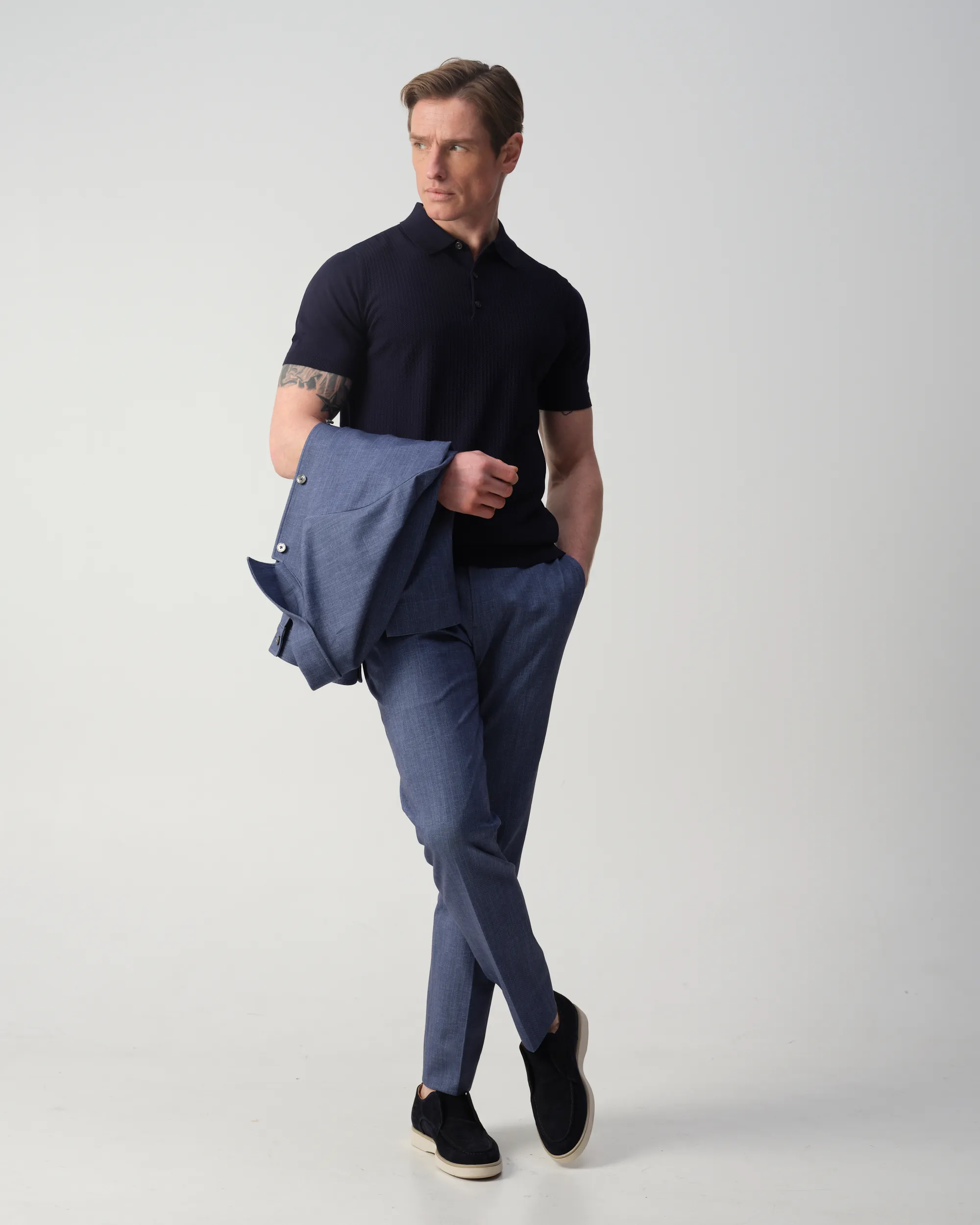 Vesper Baker Polo Navy 106982-003-L