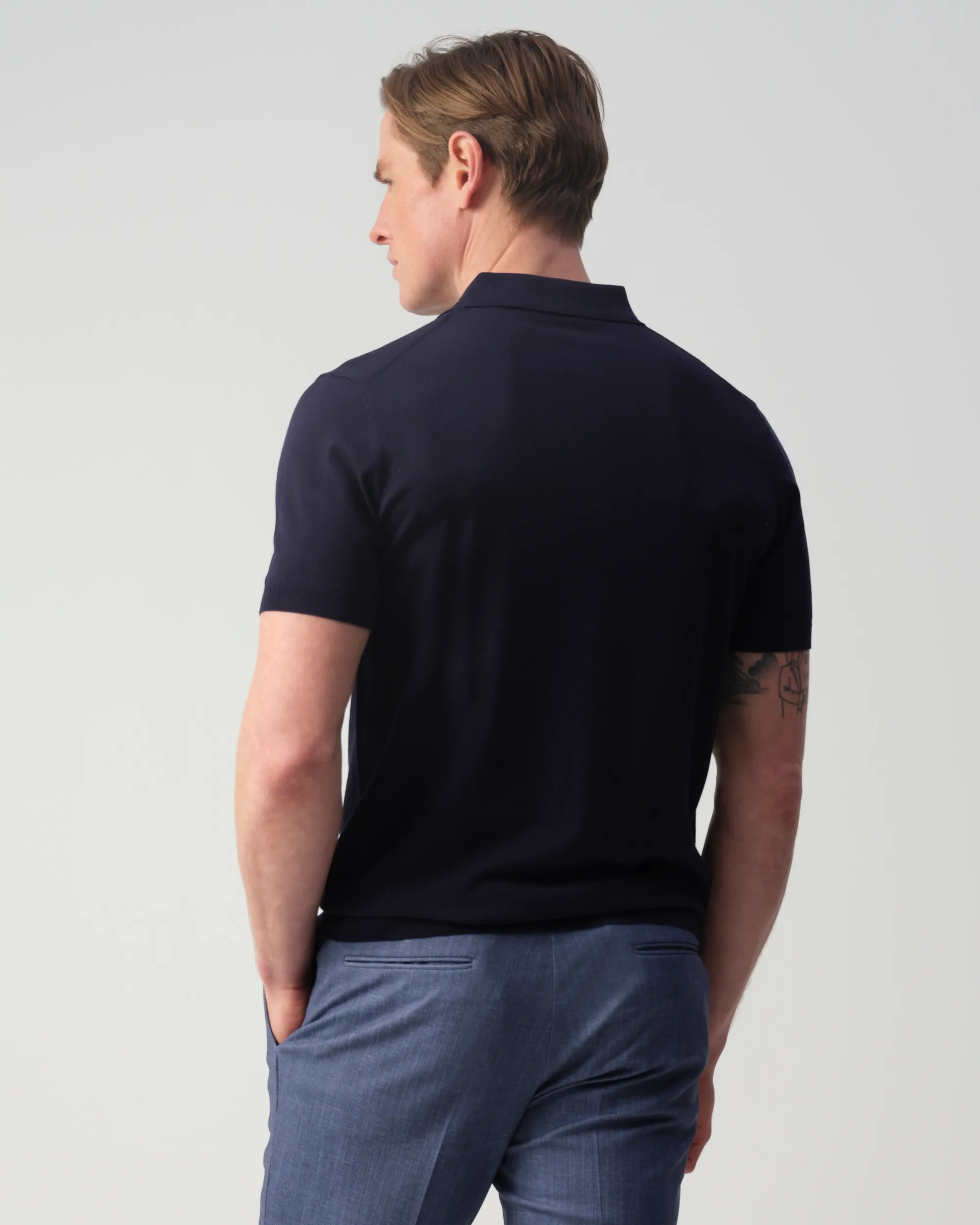 Vesper Baker Polo Navy 106982-003-L
