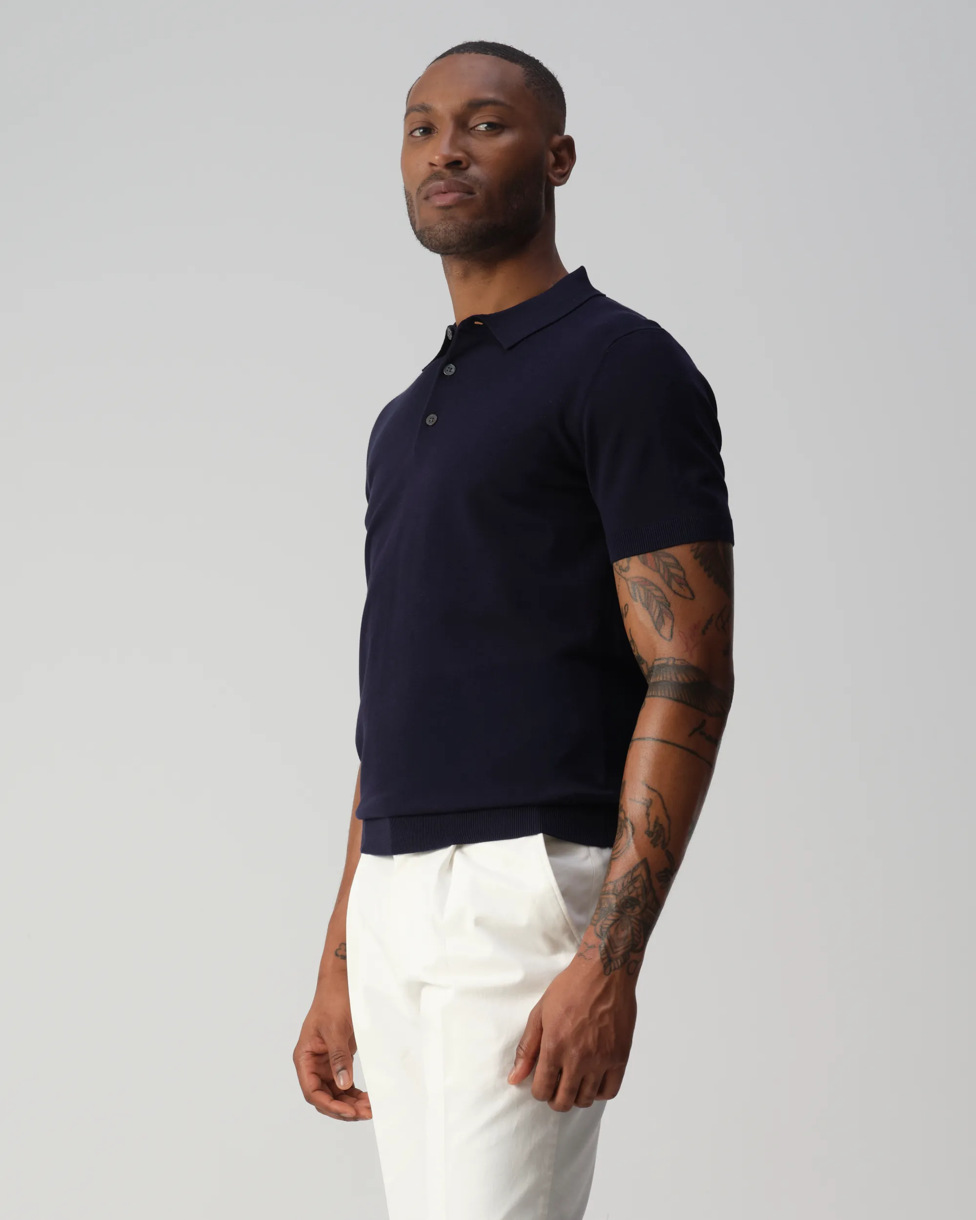 Vesper Marleybone Polo Navy 106983-003-L