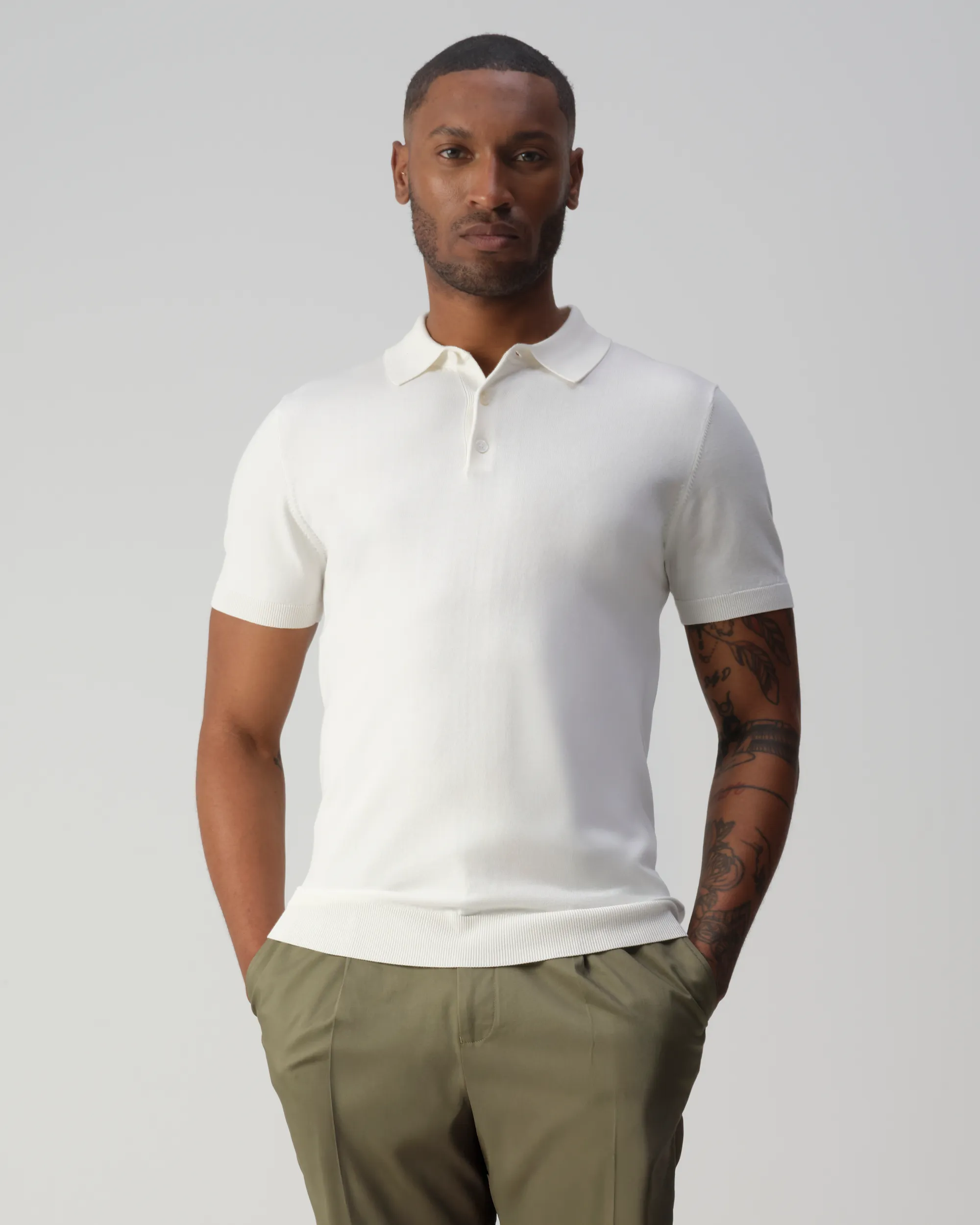 Vesper Marleybone Polo Ecru  106983-004-L