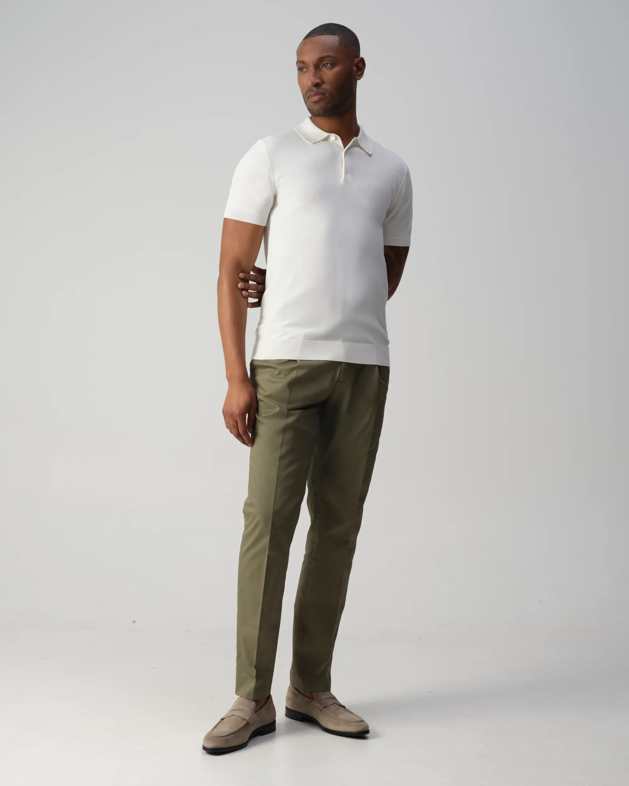 Vesper Marleybone Polo Ecru  106983-004-L