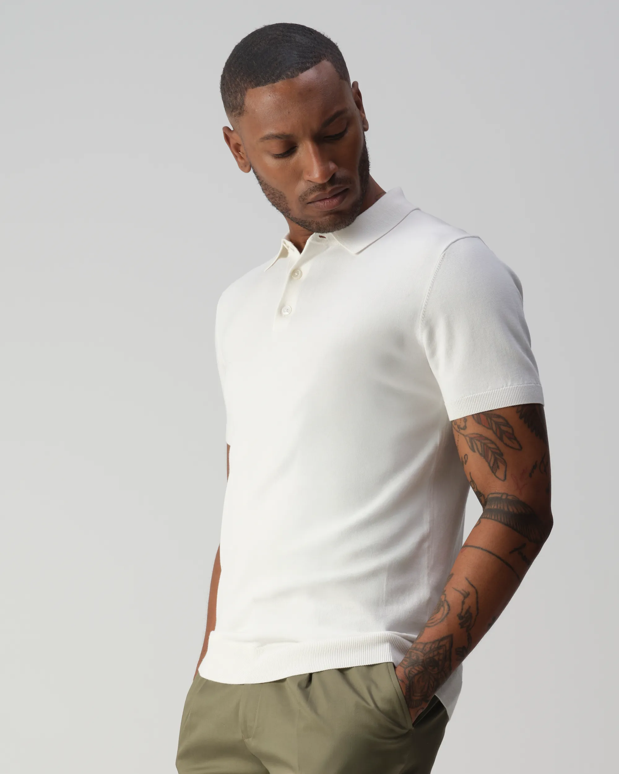 Vesper Marleybone Polo Ecru  106983-004-L